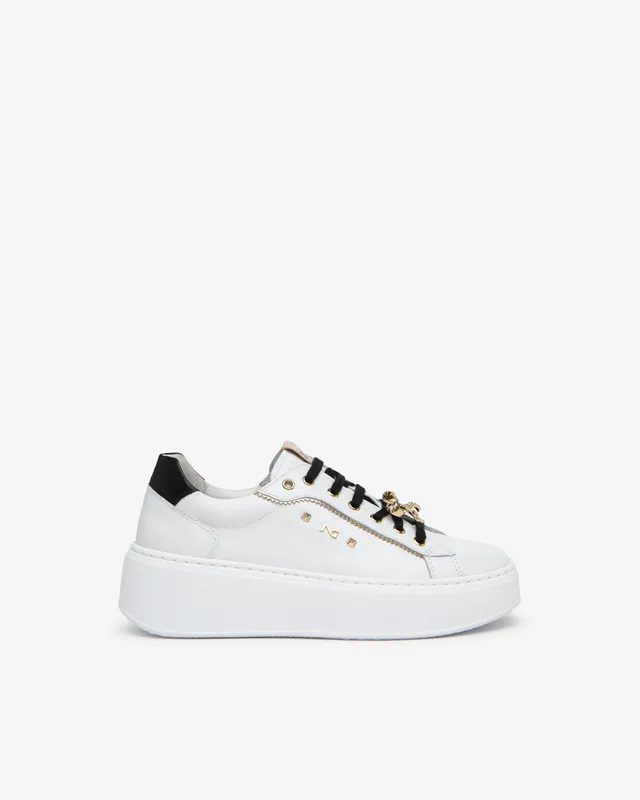 Nero Giardini Sneakers baskets cuir femme hiver