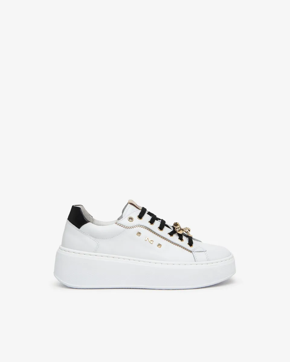 Nero Giardini Sneakers baskets cuir femme hiver