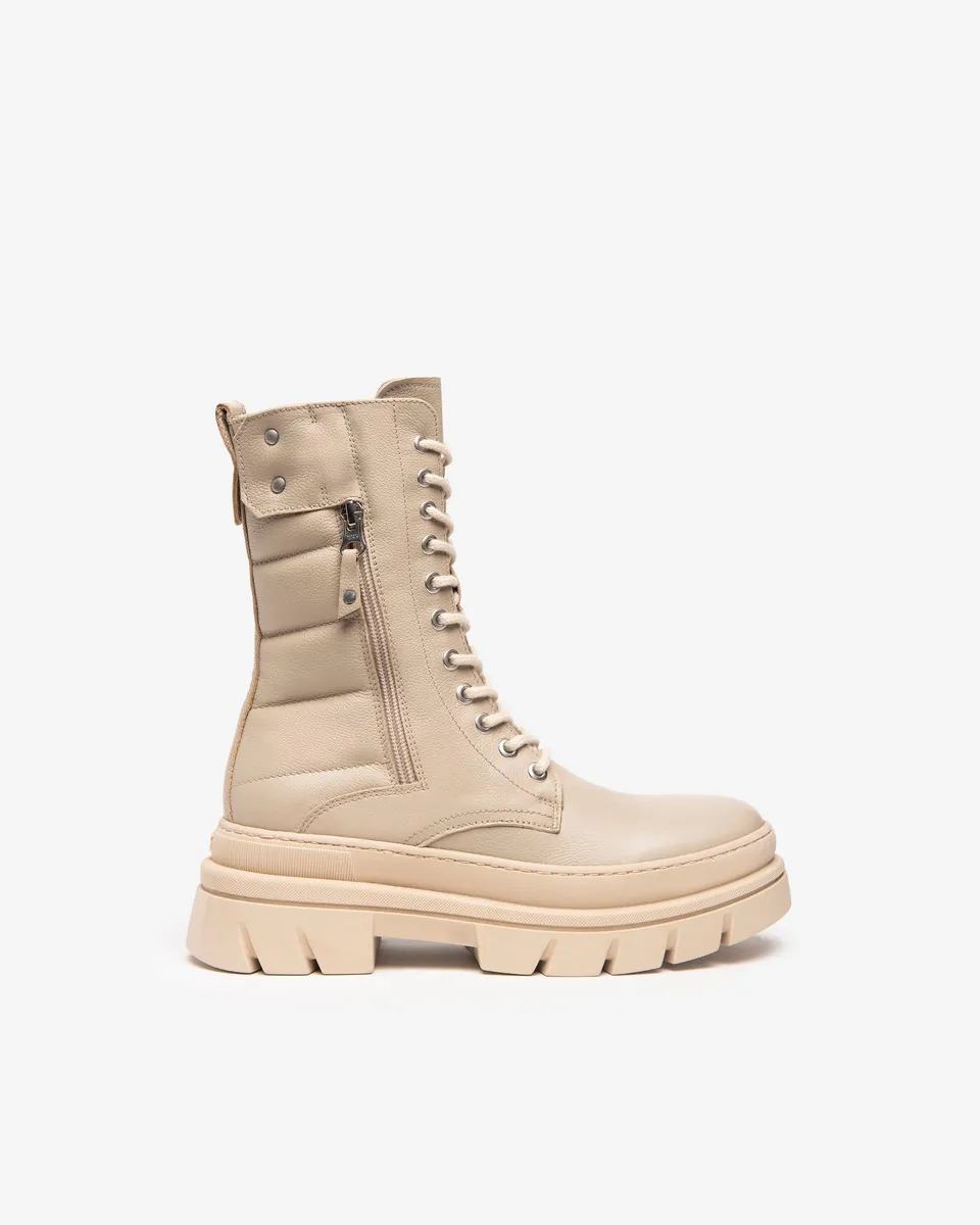 Nero Giardini Combat Boots rangers cuir femme 38
