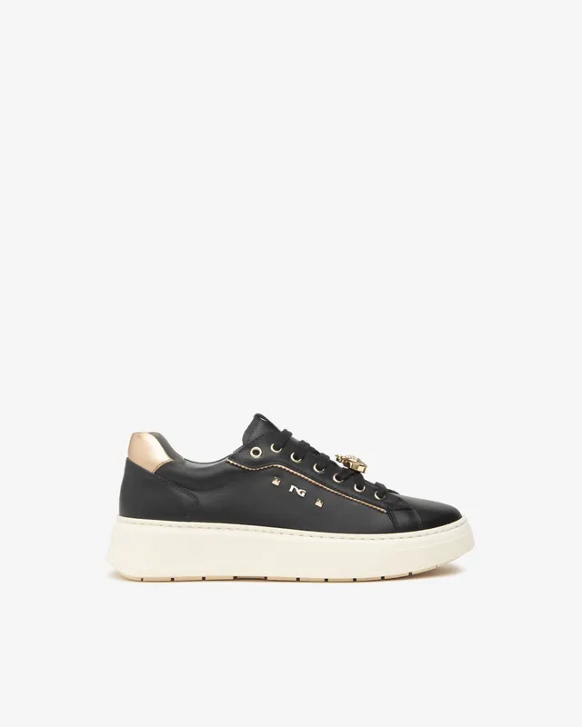 Nero Giardini Sneakers Cuir Femme Baskets Hiver