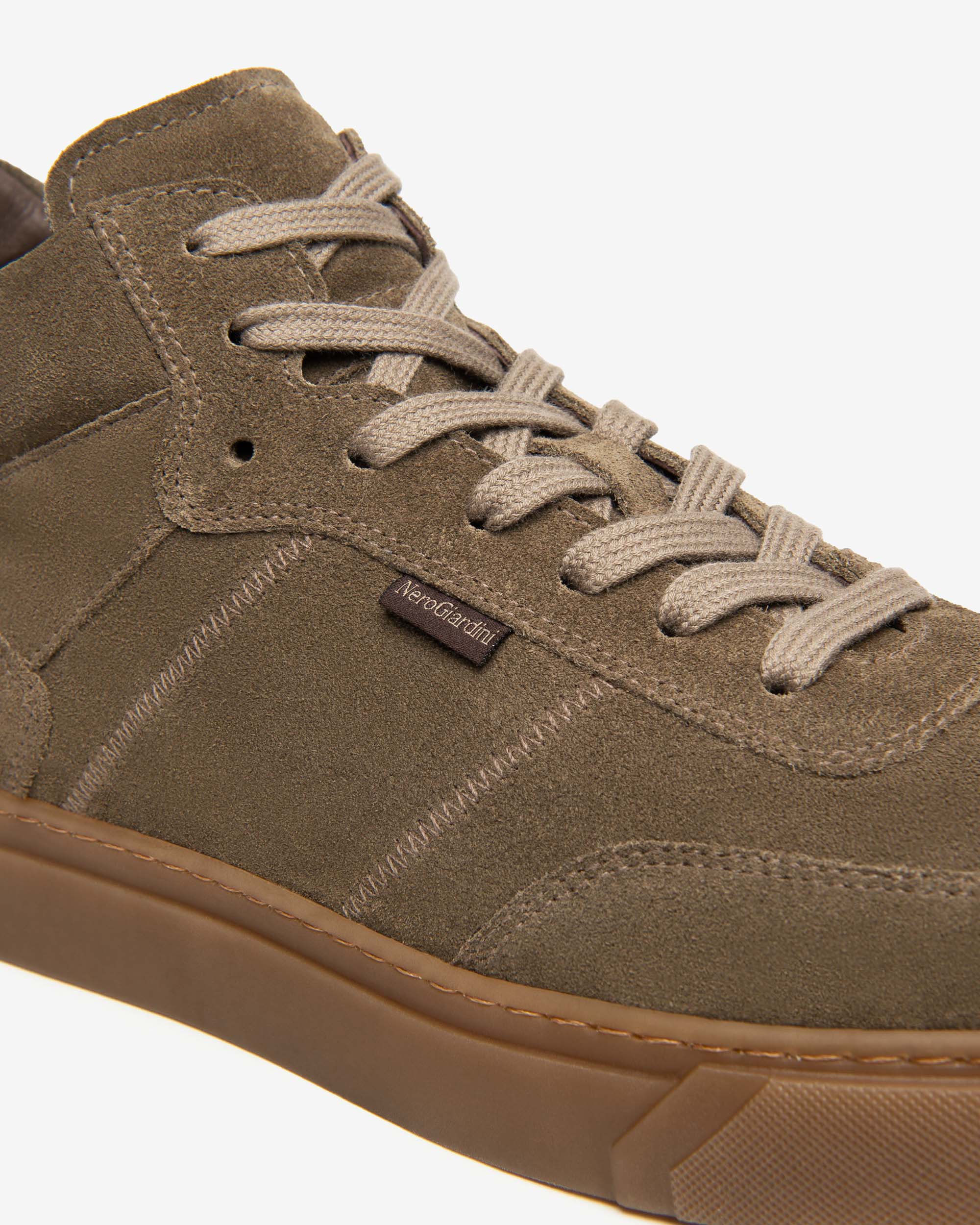 Nero Giardini Sneakers Baskets Montantes Daim Homme