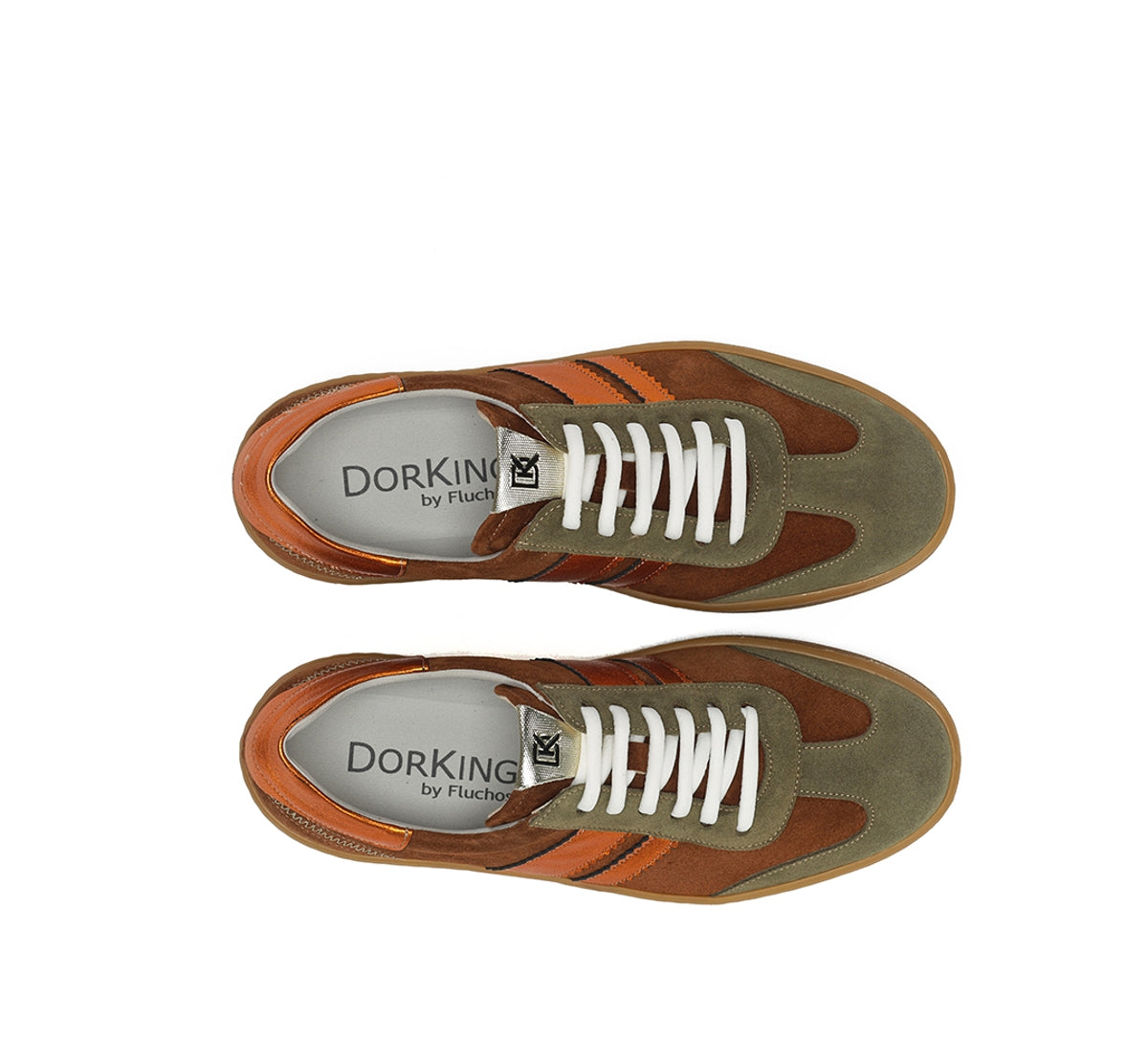 Dorking Lynn D9644 baskets femme vertes