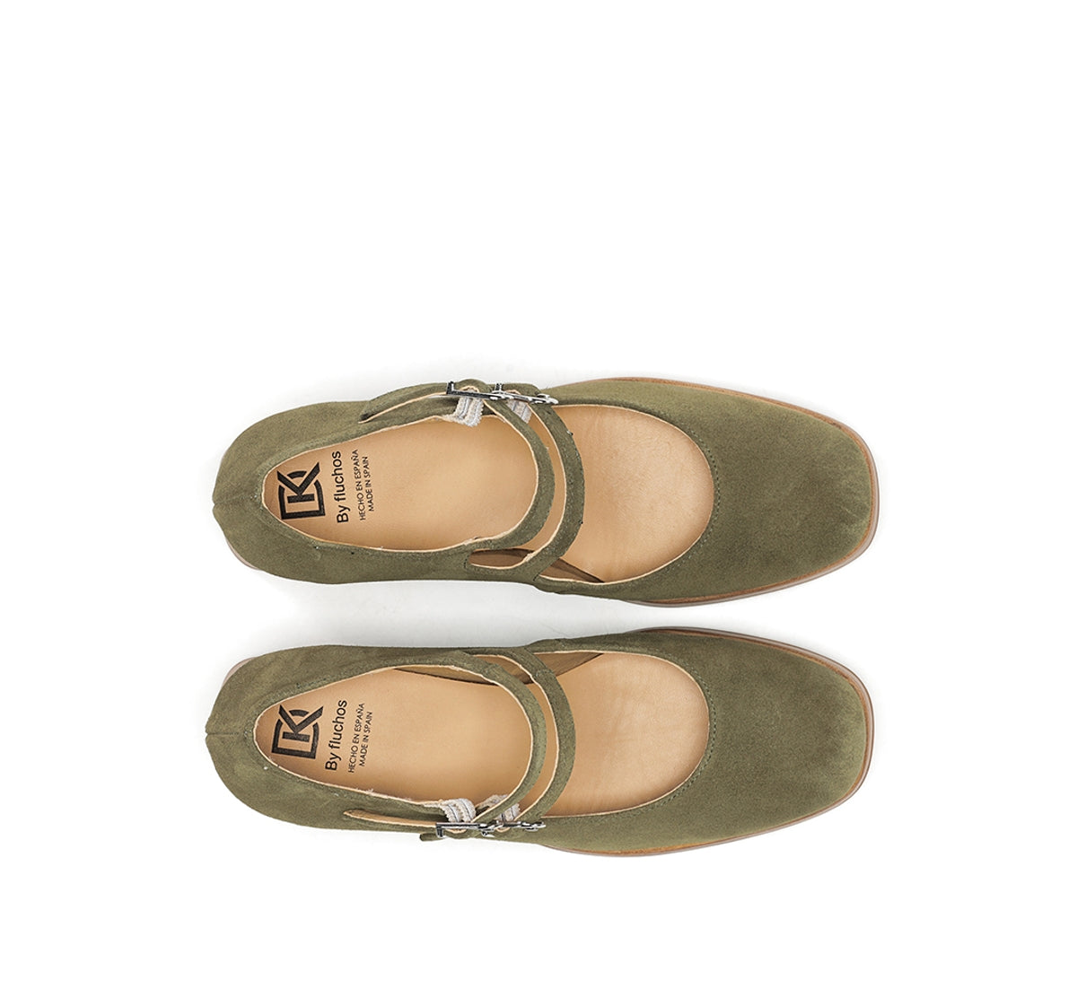 Dorking by Fluchos Cristel D9659 chaussures vert femme