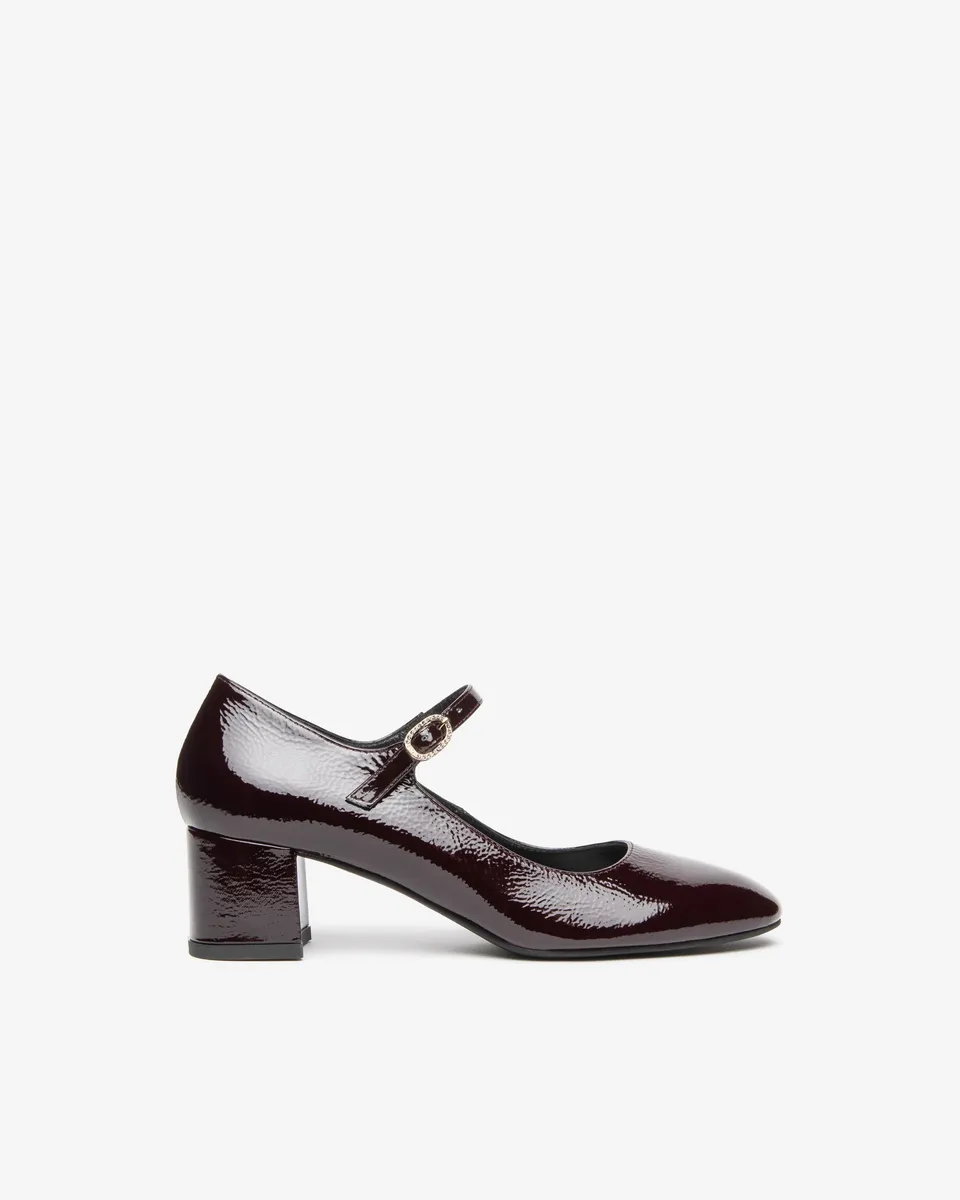 Nero Giardini Mary Jane babies vernis femme talon 5 cm