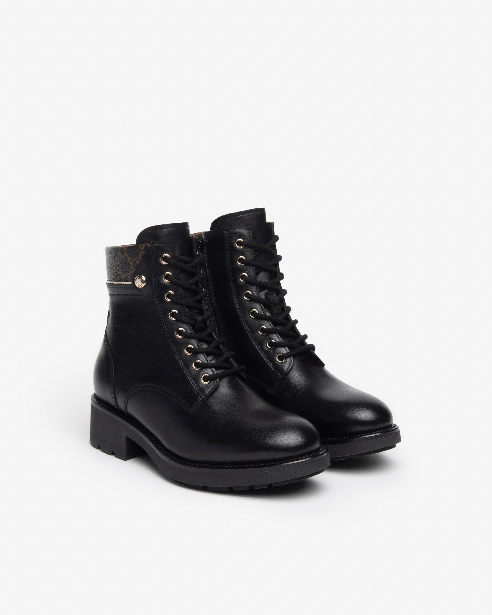 Nero Giardini Combat Boots rangers cuir femme hiver