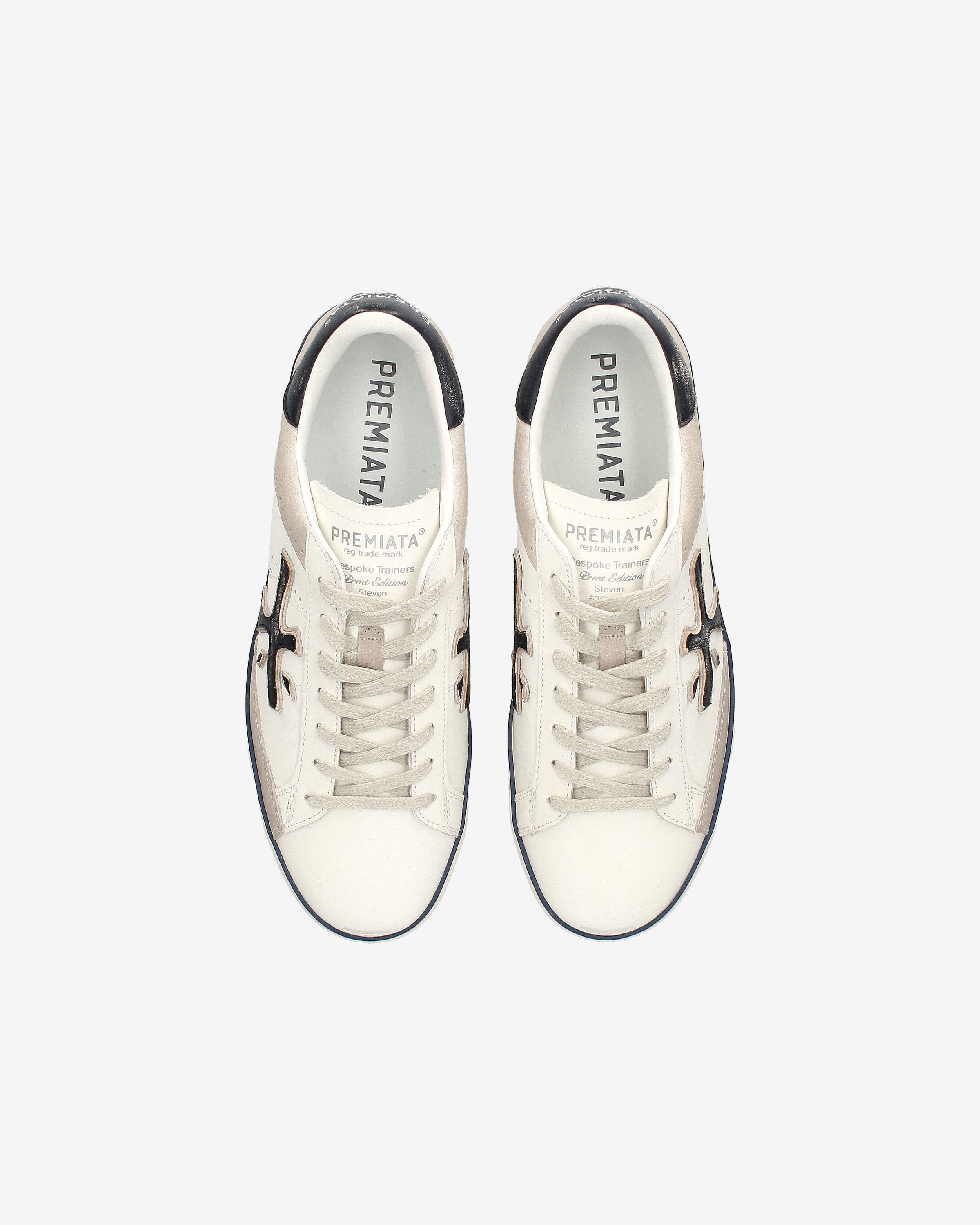 Premiata Steven 7285 sneakers homme blanc beige