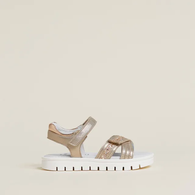 Nero Giardini Sandals Sandales Junior Fille Cuir Tissu