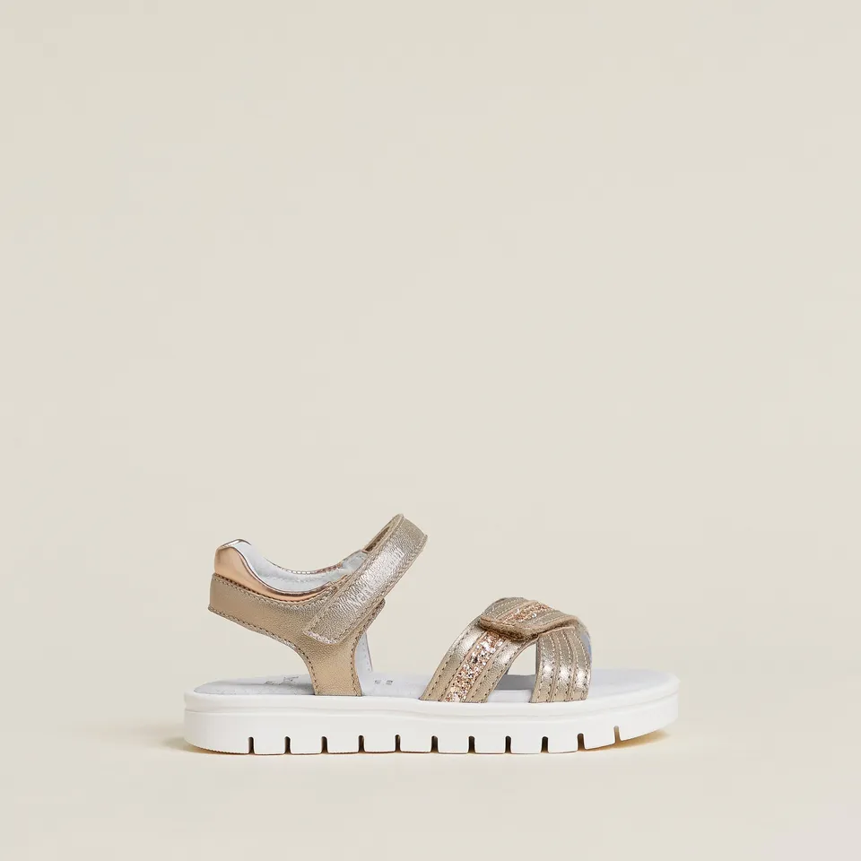 Nero Giardini Sandals Sandales Junior Fille Cuir Tissu