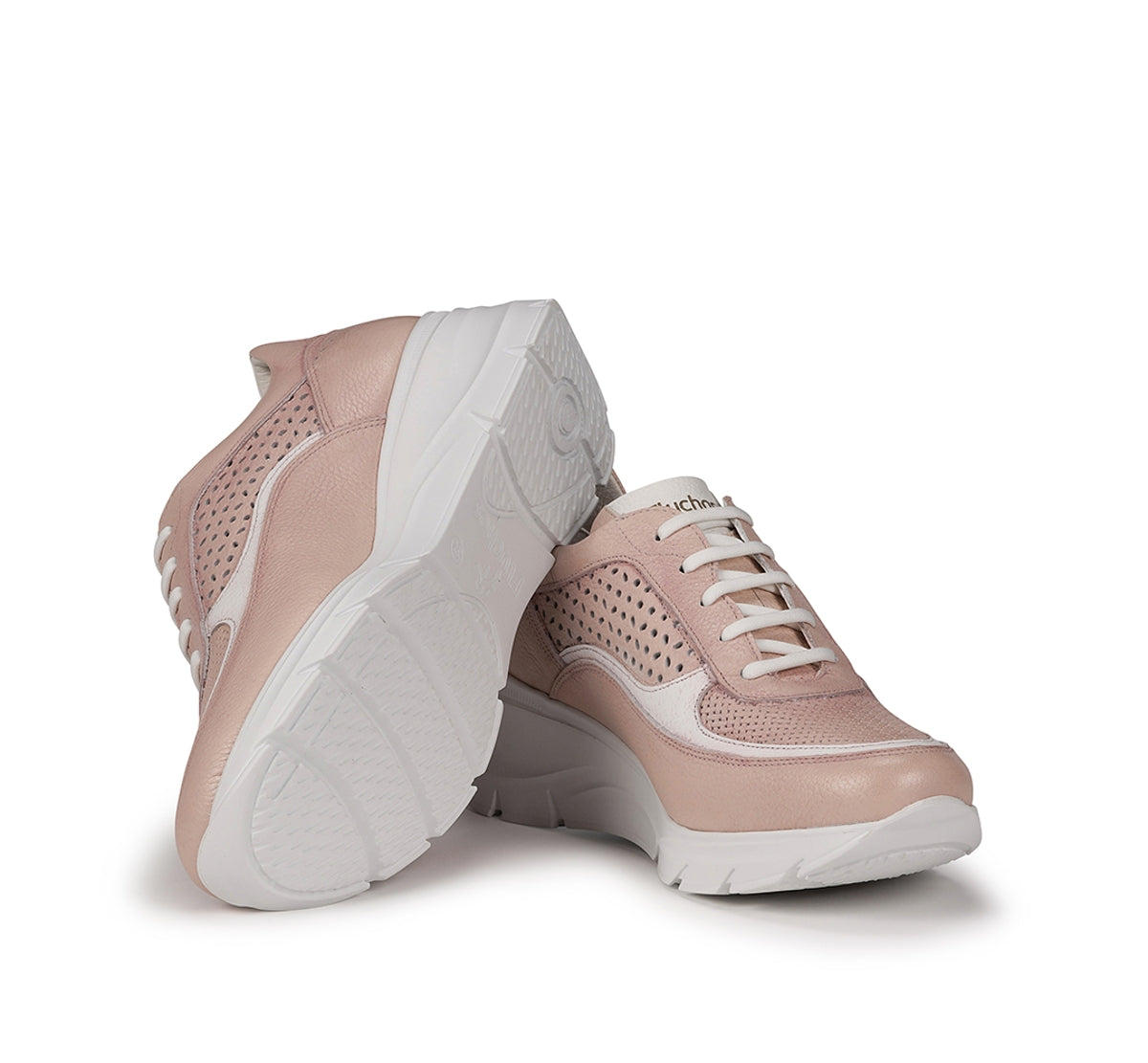 Fluchos Olas F1407 baskets compensées rose femme