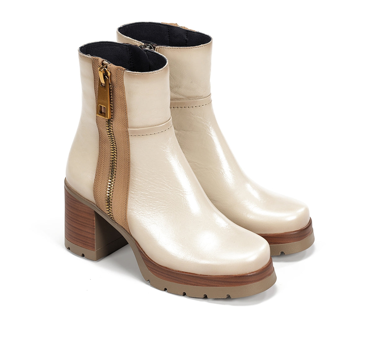Dorking by Fluchos Safe D9413 Bottine Femme Taupe
