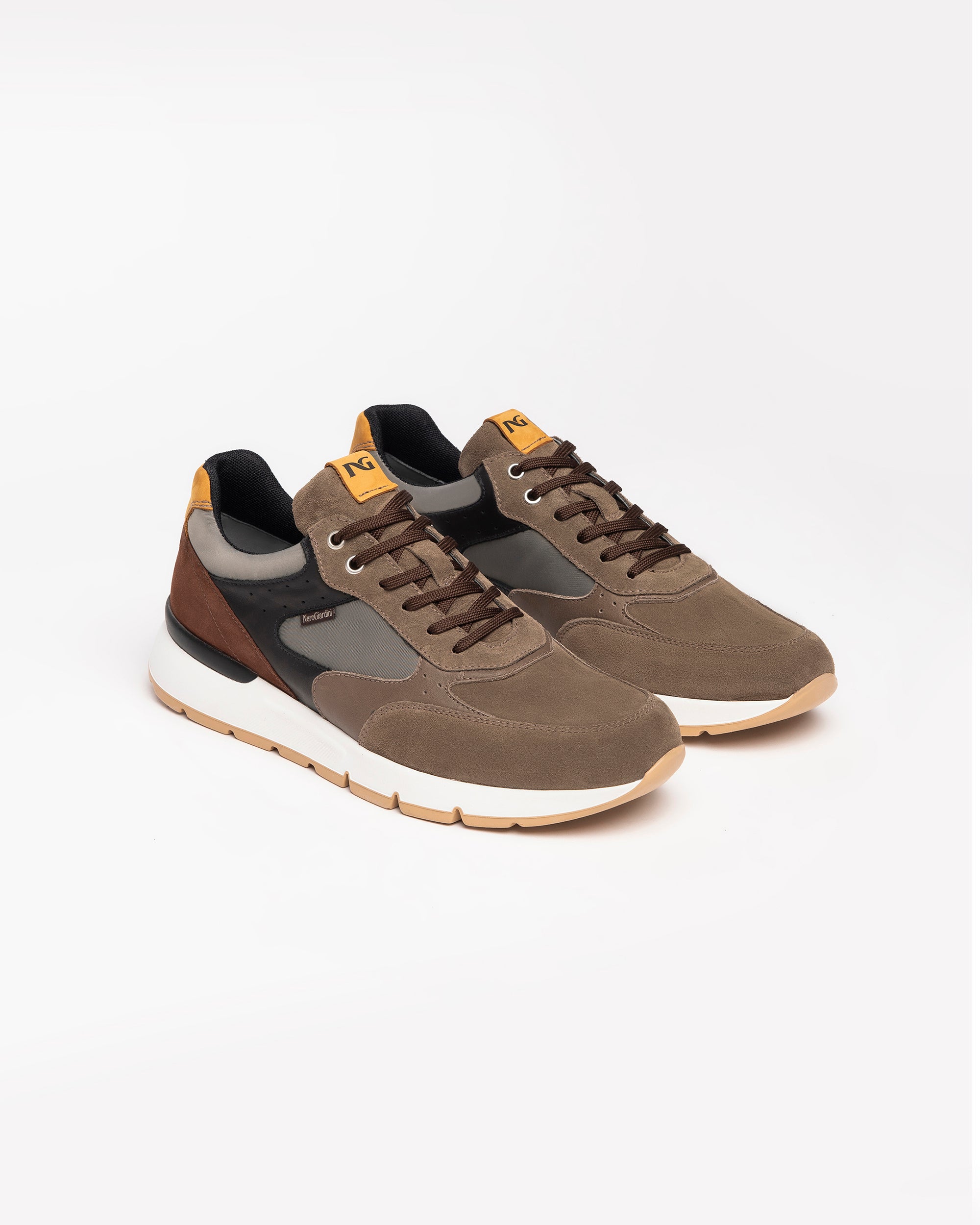 Nero Giardini Sneakers baskets daim cuir homme hiver