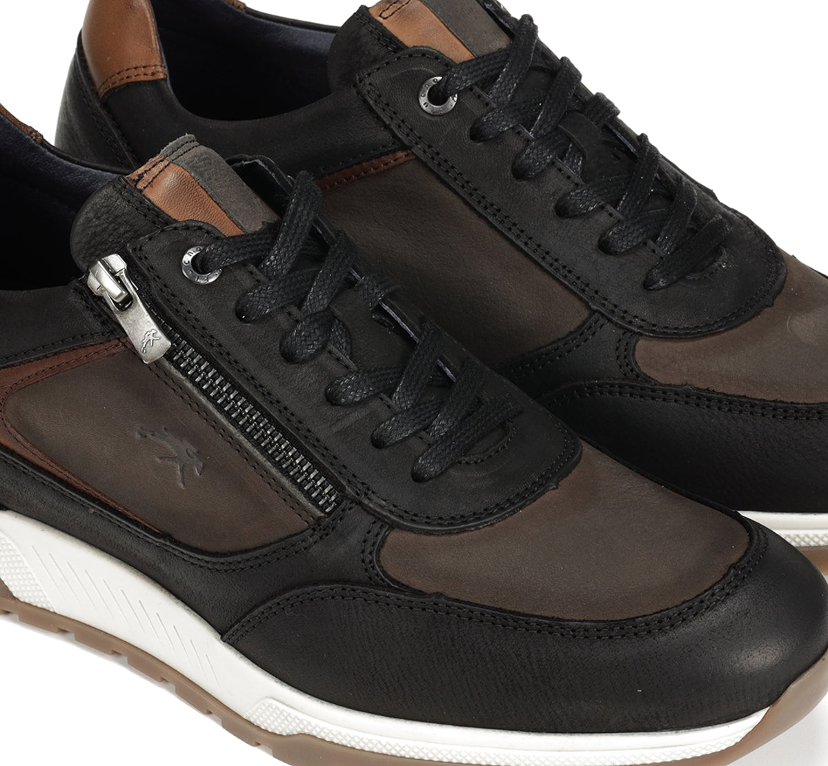 Fluchos Louis F1603 basket noir homme cuir confort