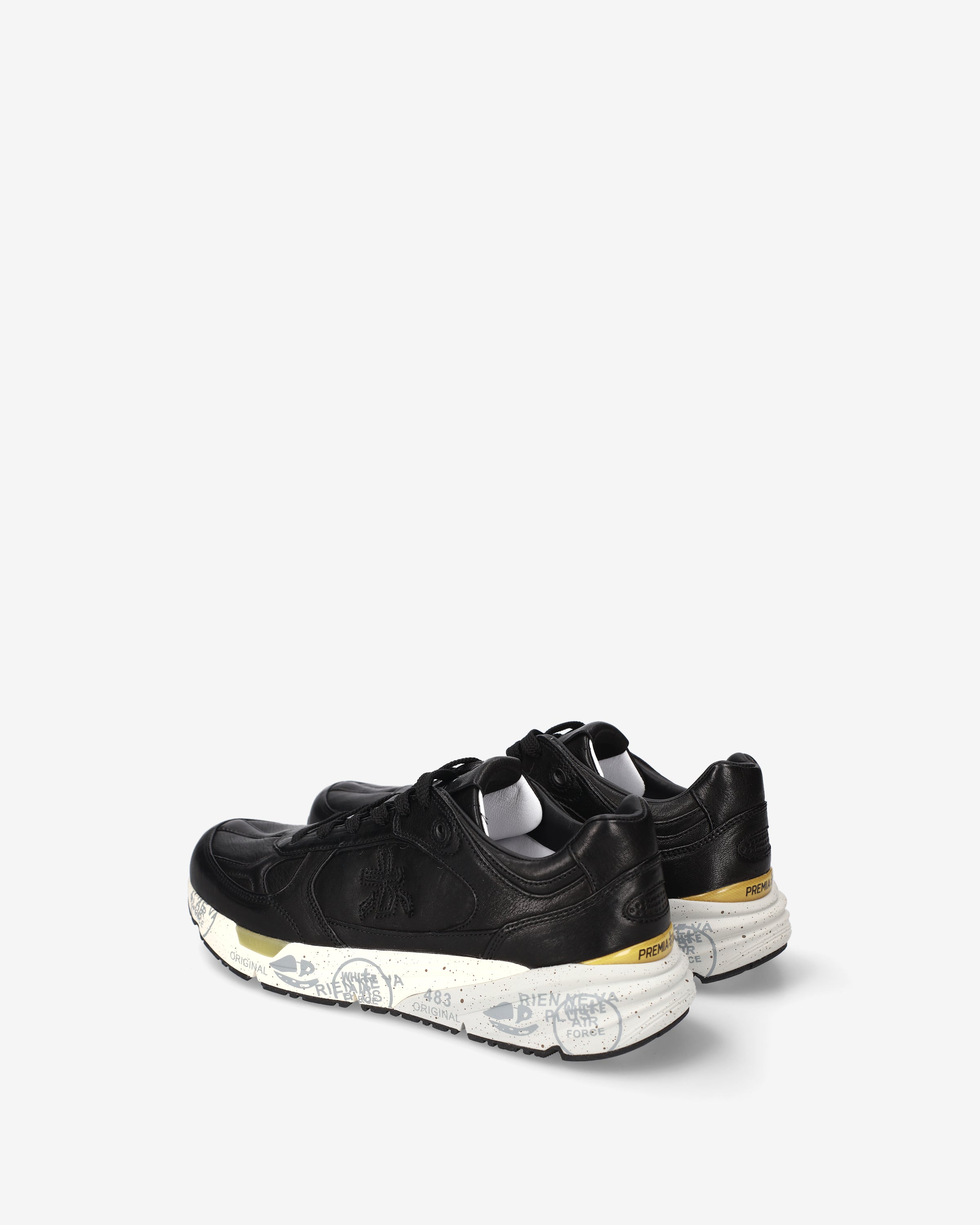 Premiata Mase 8420 baskets noires cuir