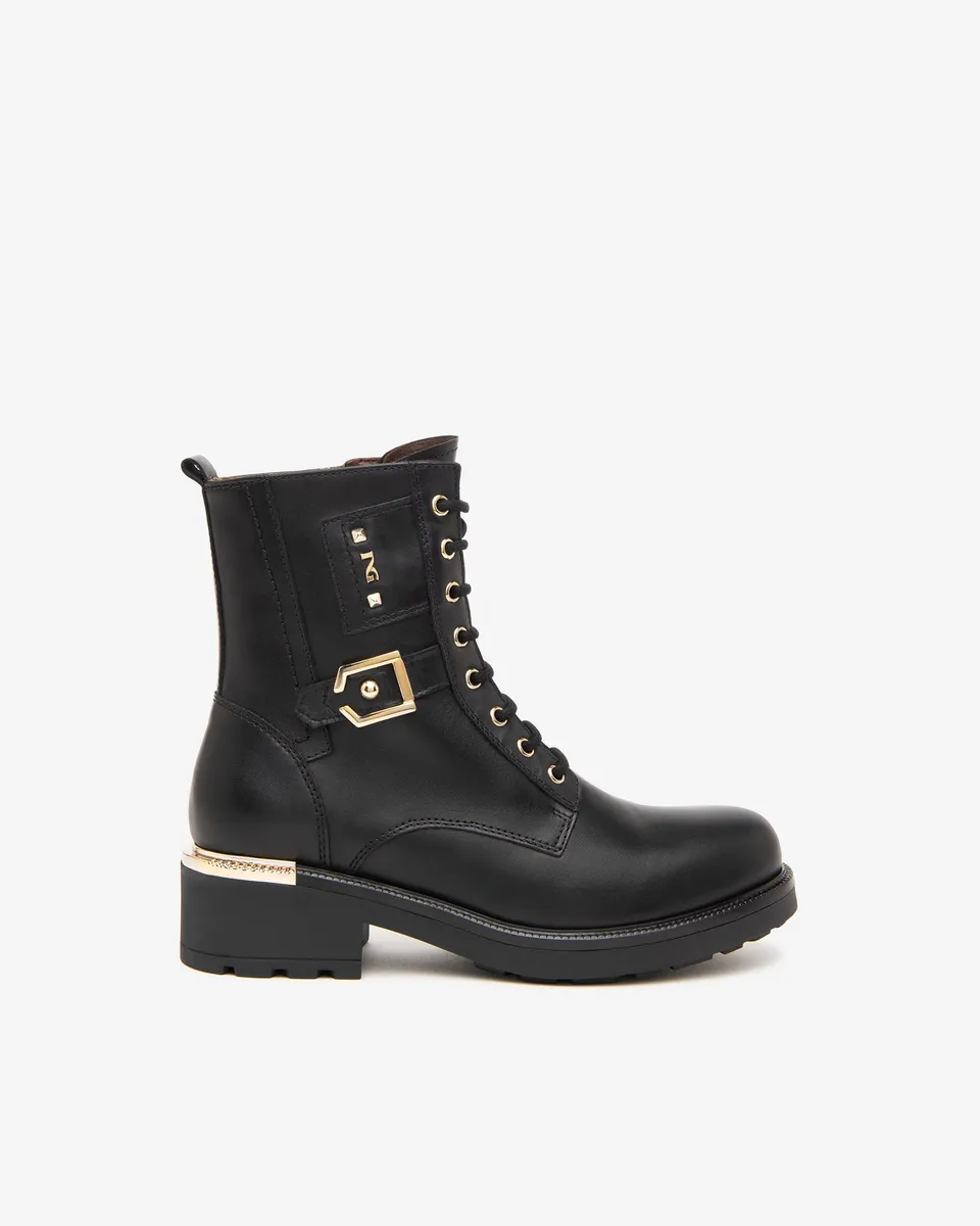 Nero Giardini Combat Boots Rangers Femme 38 Cuir