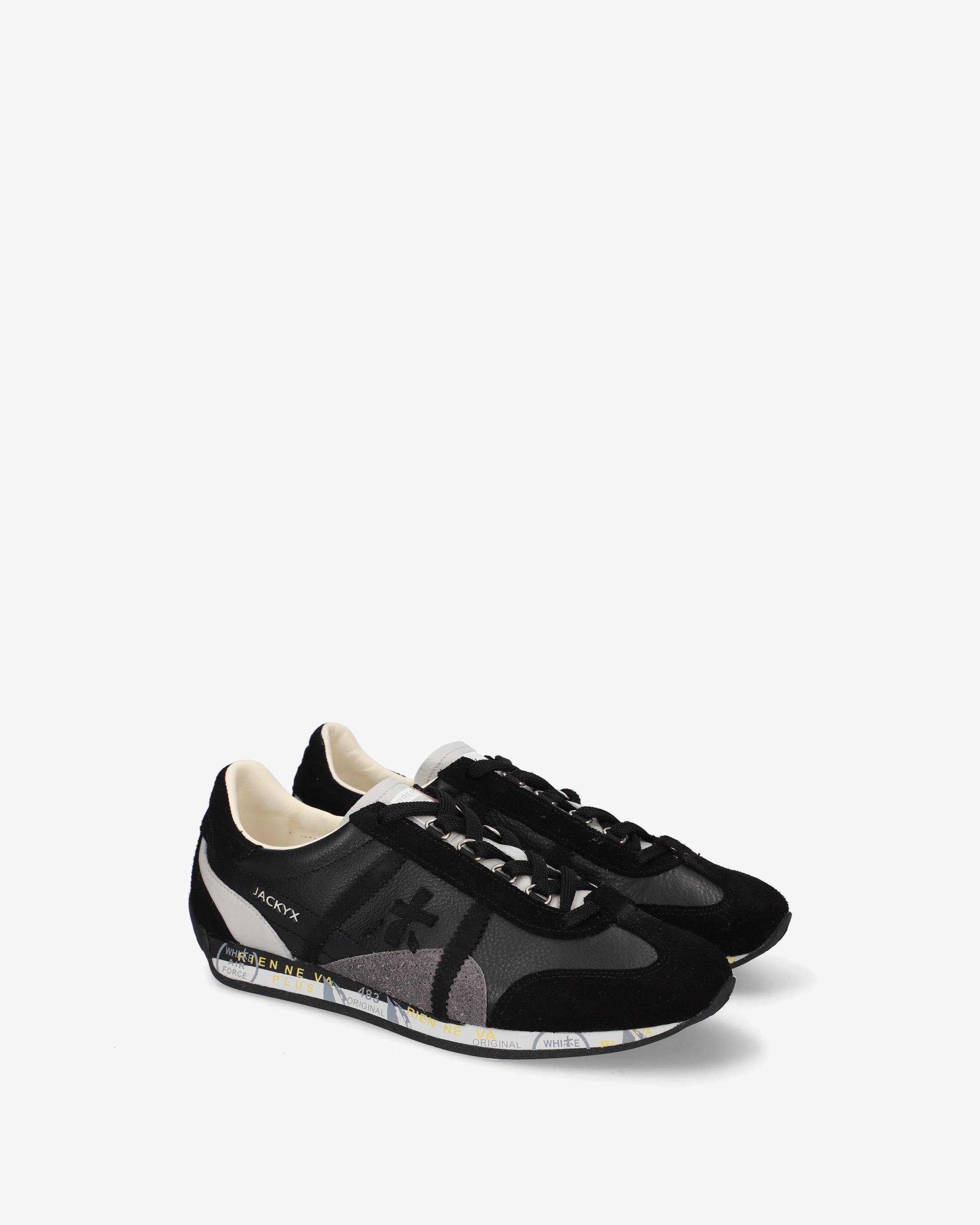 Premiata Jackyx 8224 baskets cuir running vintage