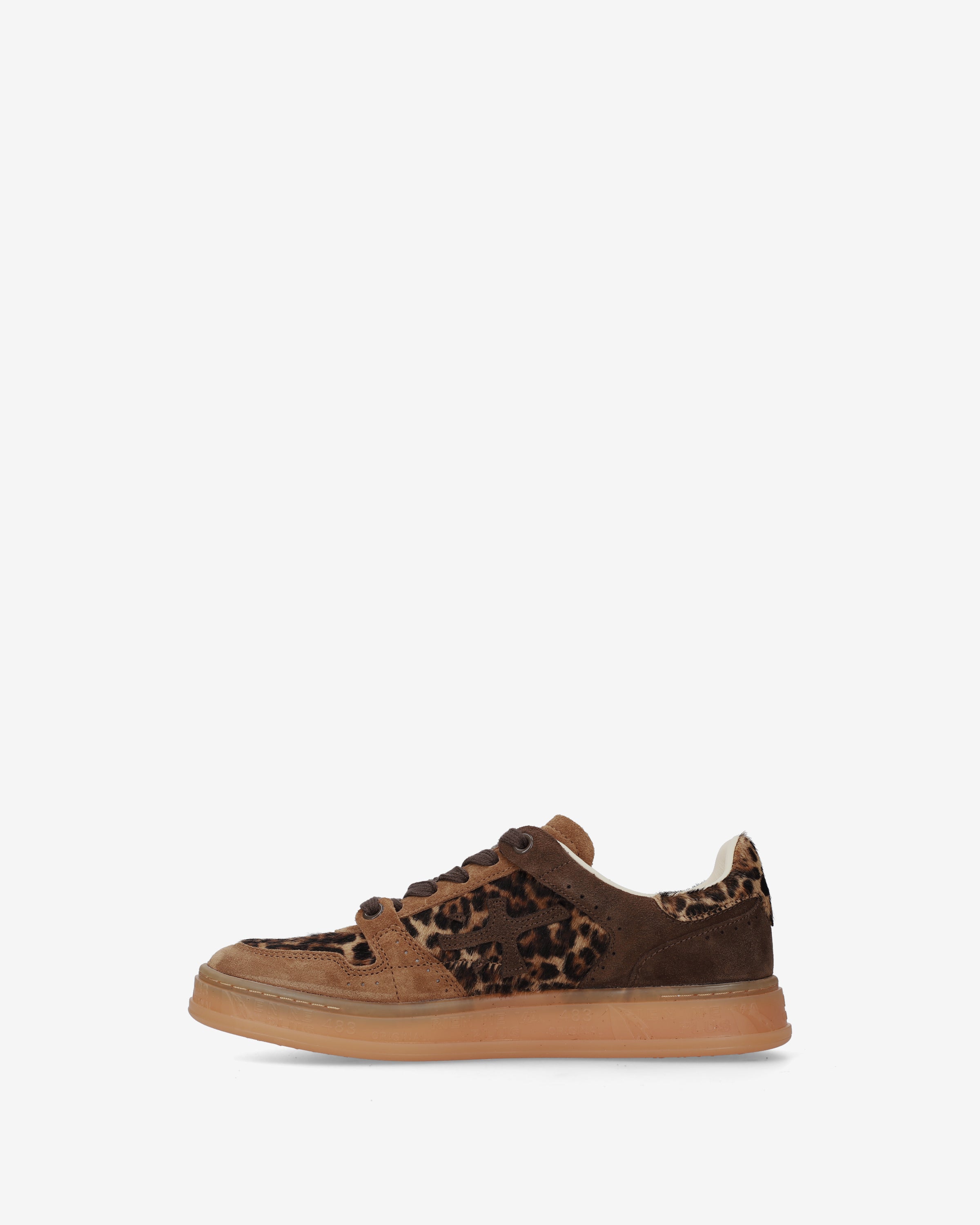 Premiata Quinnd 8643 baskets femme beige imprimé animal