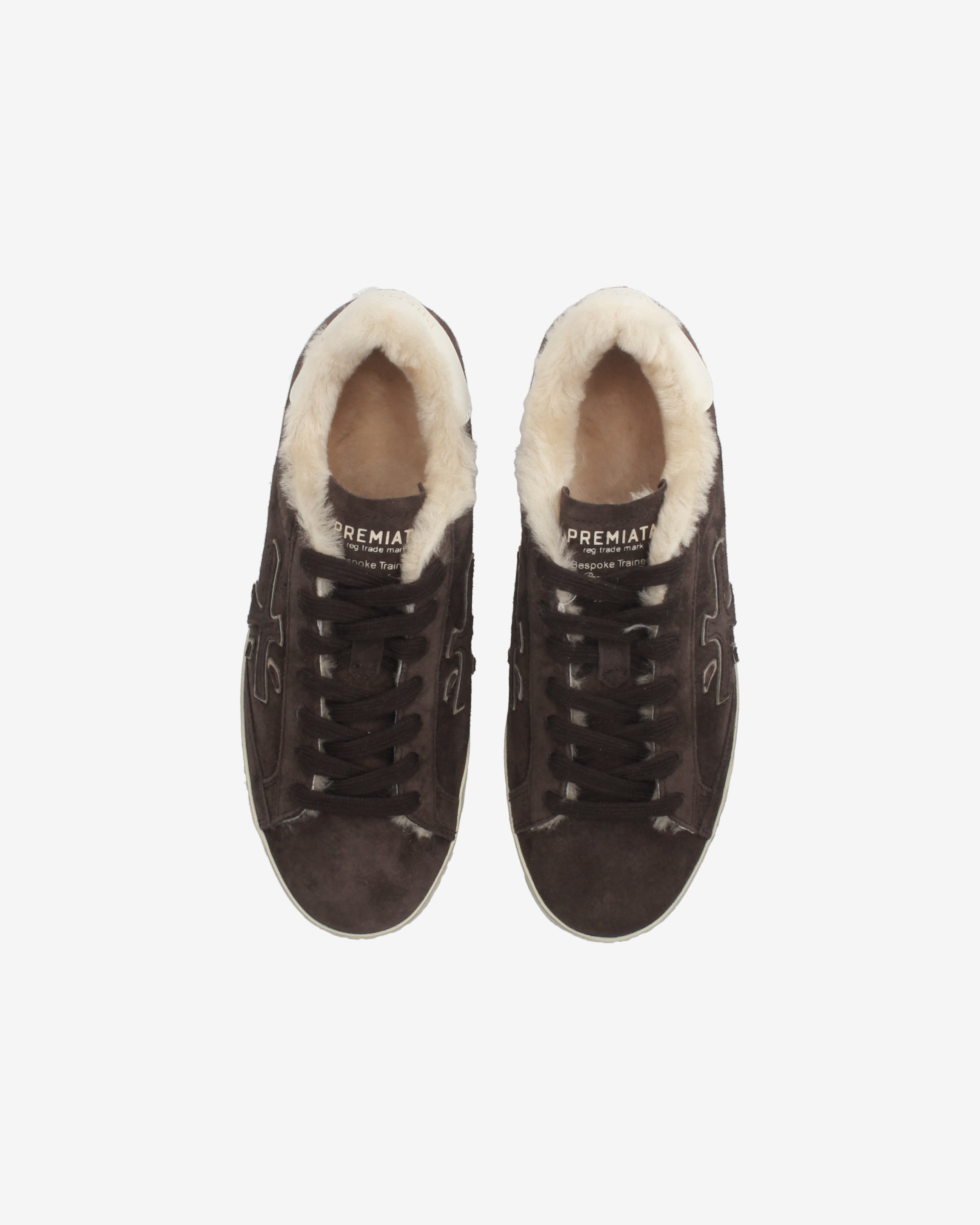 Premiata Stevend 7897m baskets cuir marron fourré