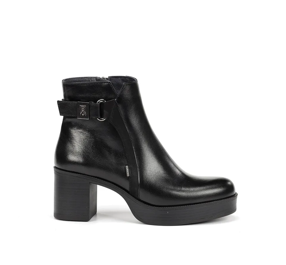 Dorking Bowy D9589 bottines talon noir