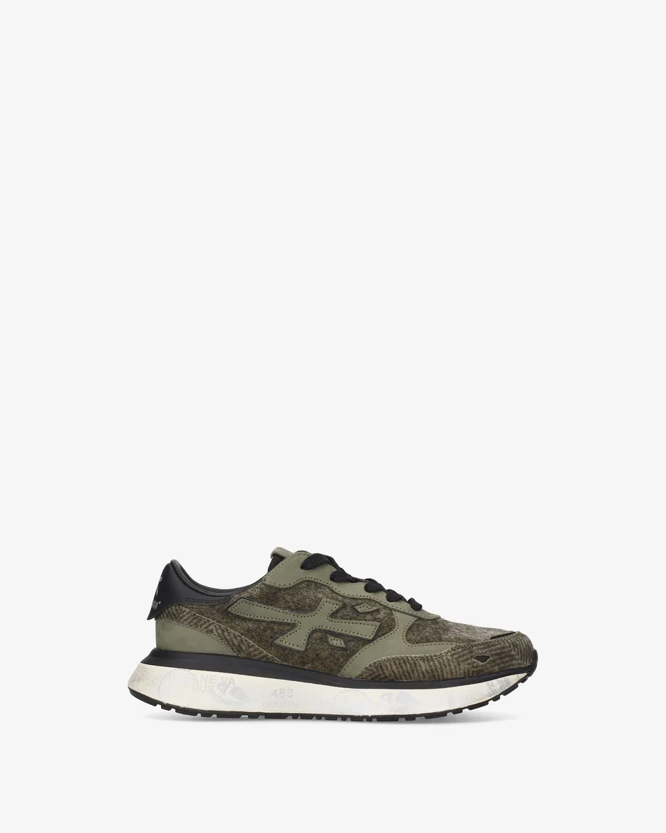 Premiata Lauryn 8550 sneakers vert olive femme