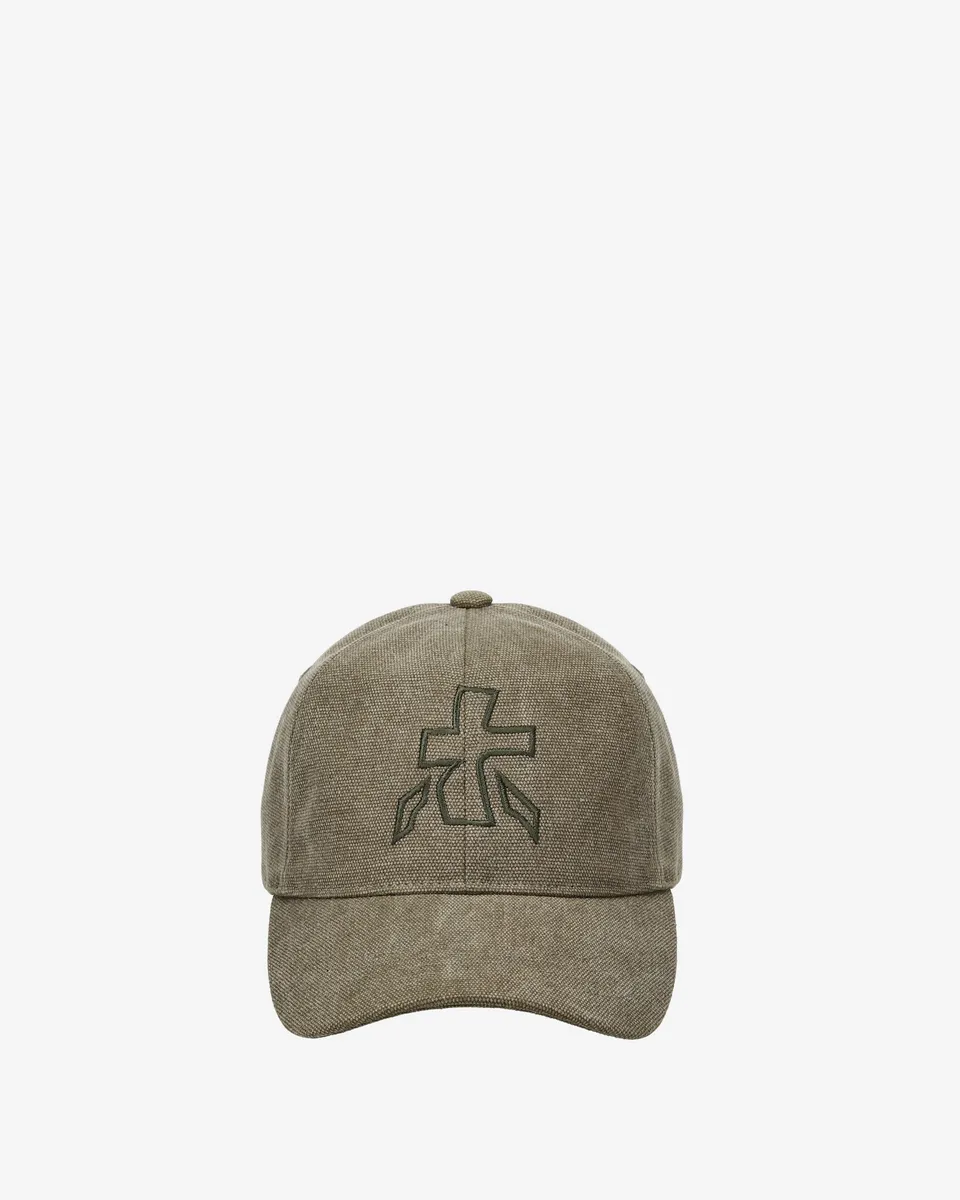 Premiata casquette baseball coton vert logo brodé 58