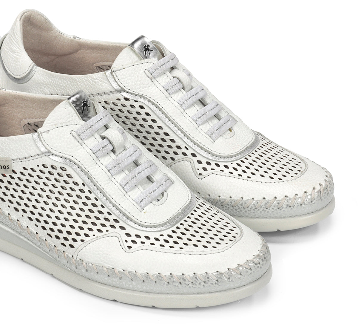 Fluchos Sella F2143 basket blanche femme compensee