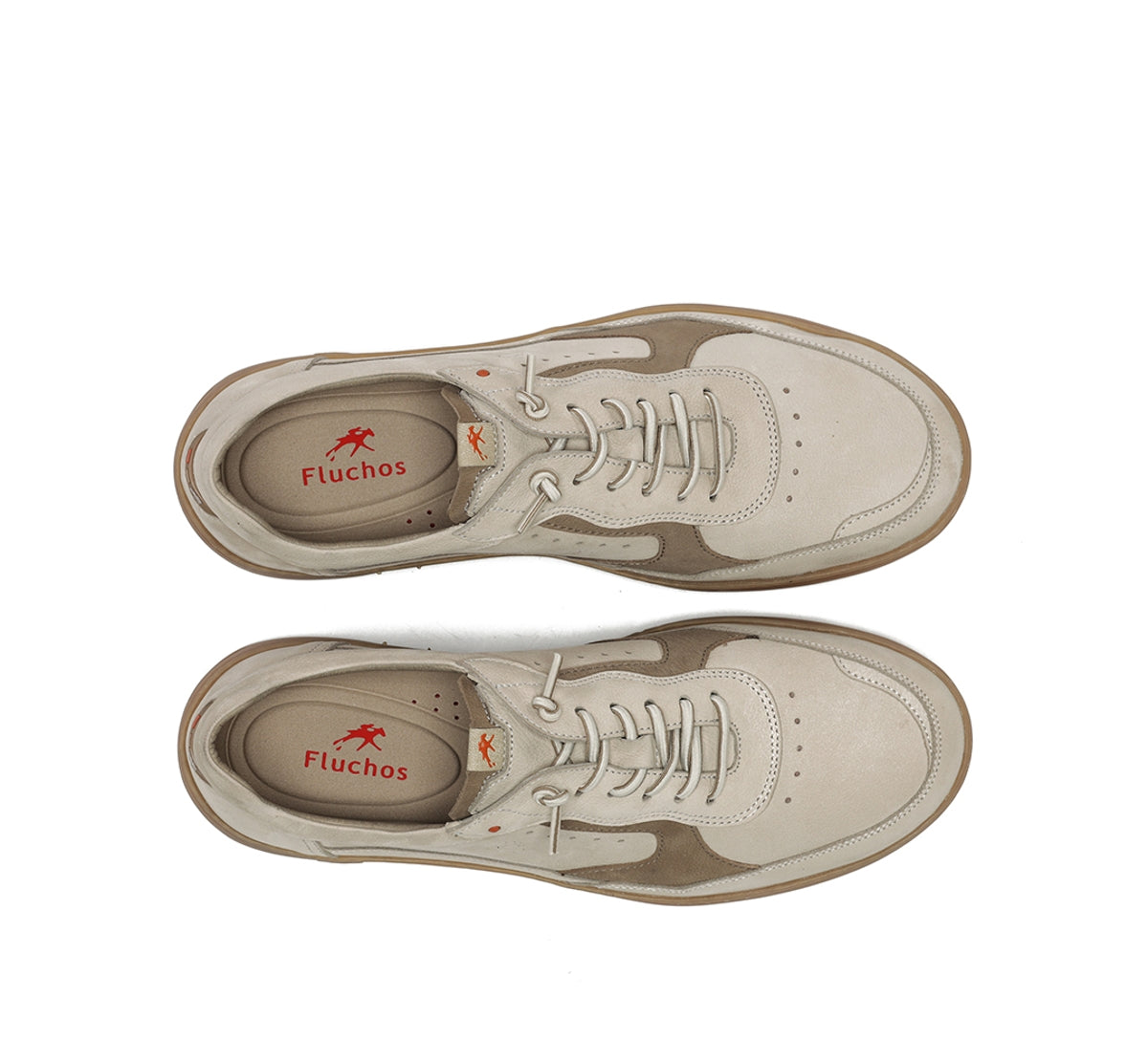 Fluchos Lenox F2239 baskets homme blanc cuir confort