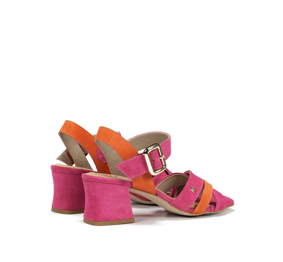 Dorking Larus D9461 sandale rose talon carré