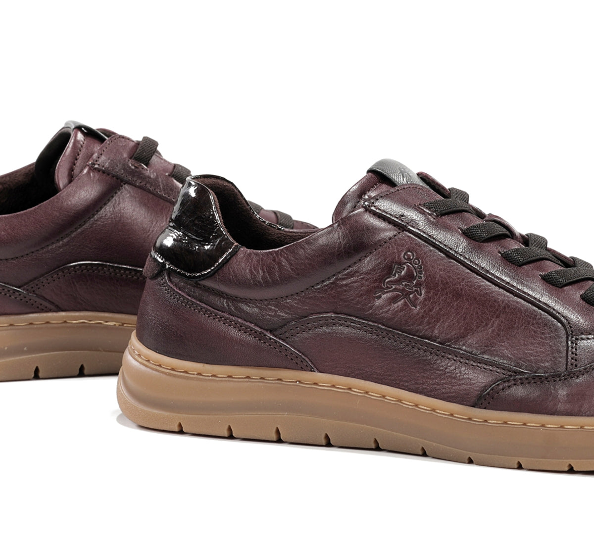 Fluchos Jungle F2552 baskets bordeaux femme cuir