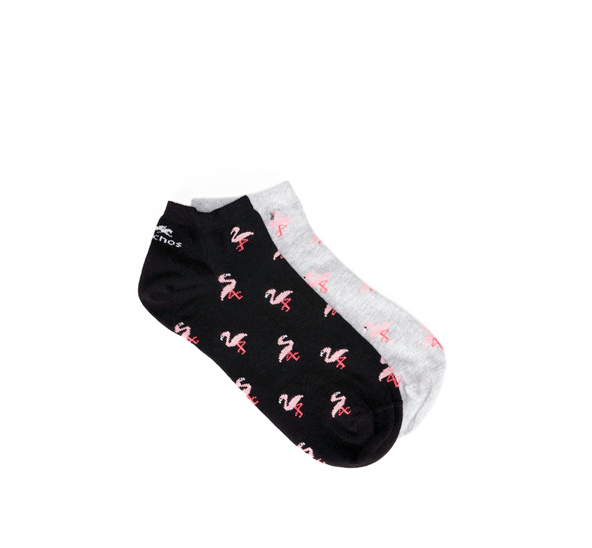 Fluchos CA0011 chaussettes noir gris femme lot 2