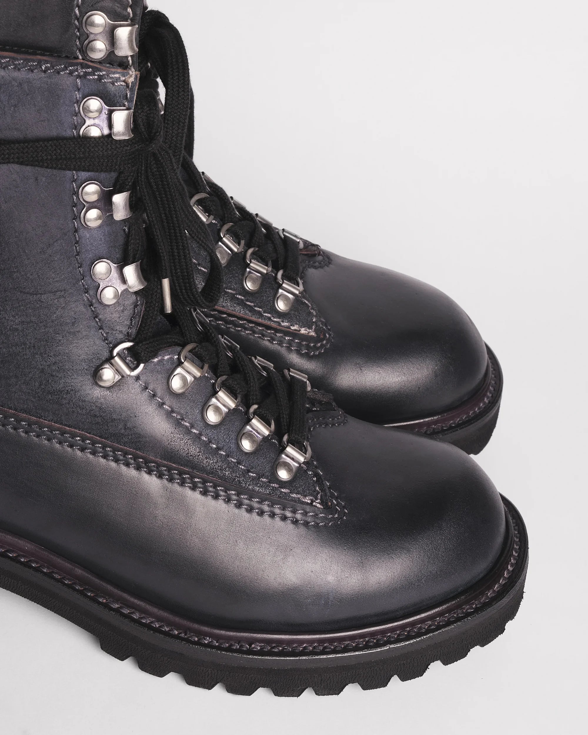 Premiata 004 boots homme cuir cordovan