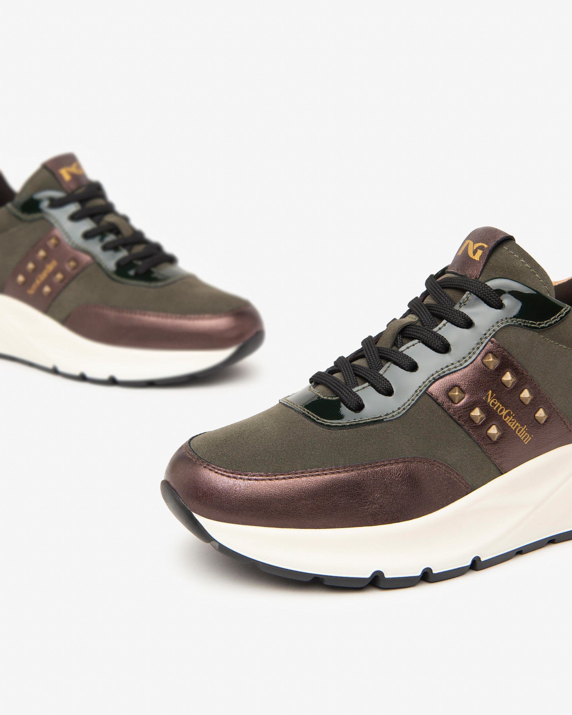 Nero Giardini Sneakers baskets cuir daim femme pointure 39