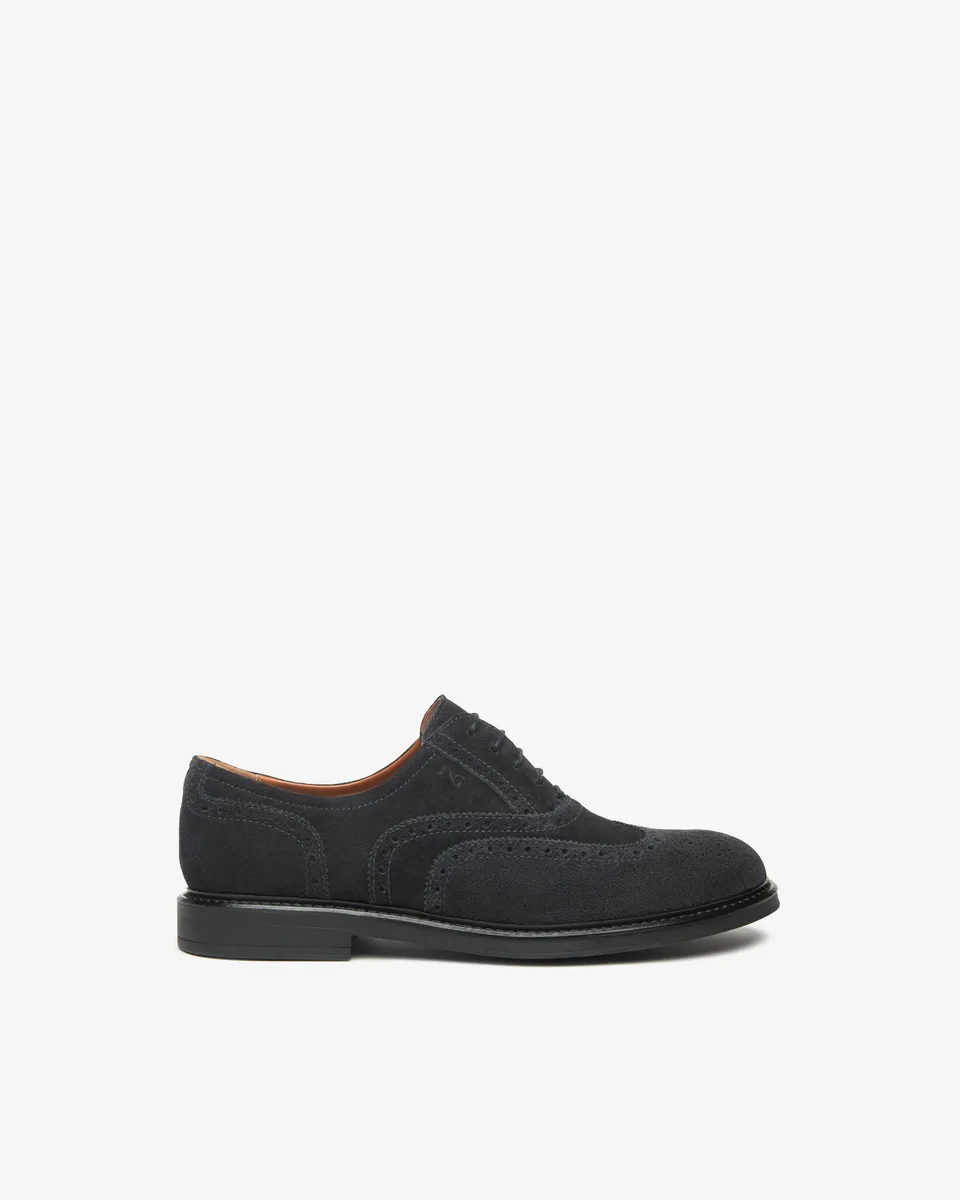 Nero Giardini Tie-up derbies cuir homme daim