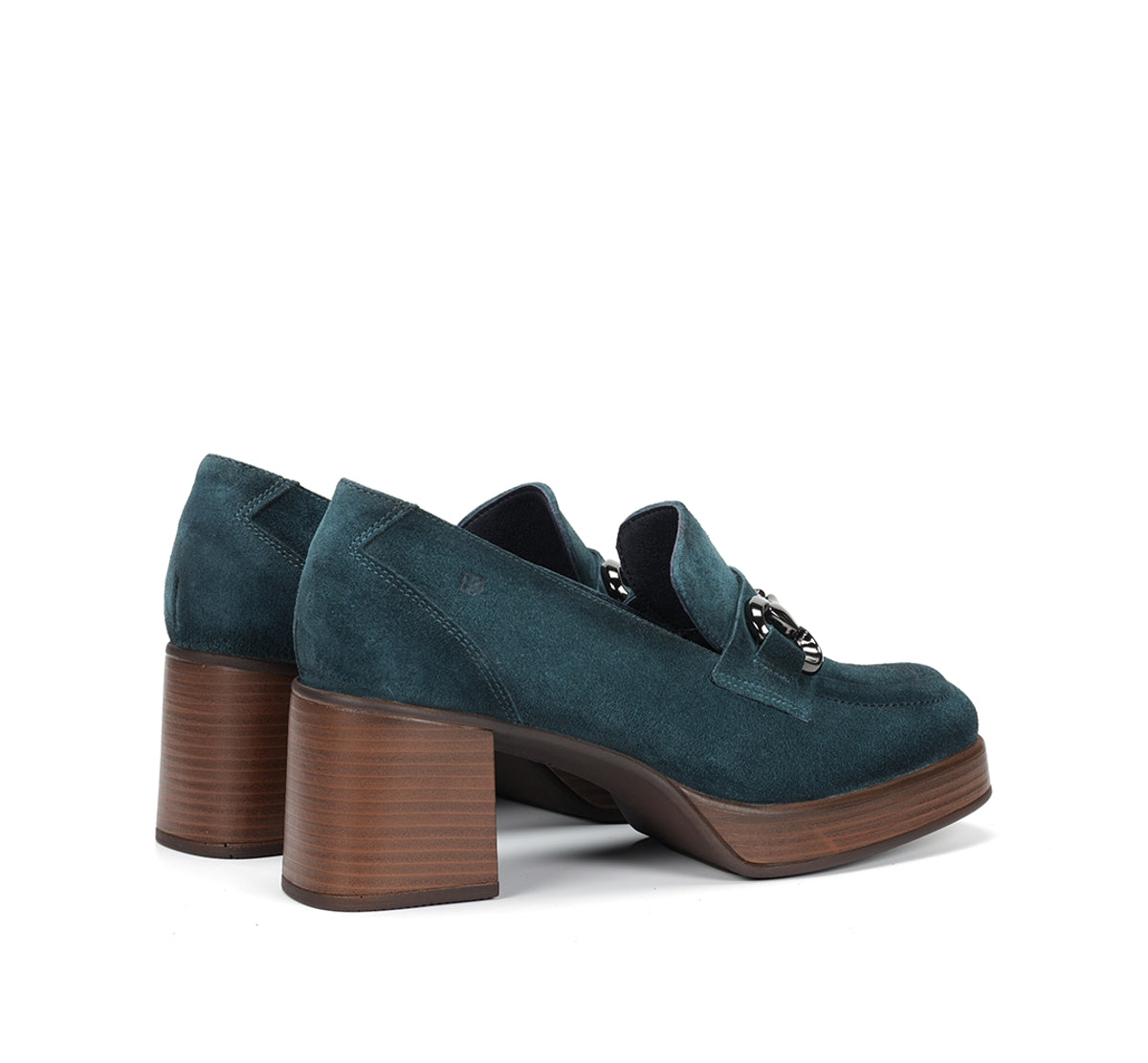 Dorking by Fluchos Cristel D9155 mocassins femme bleus plateforme