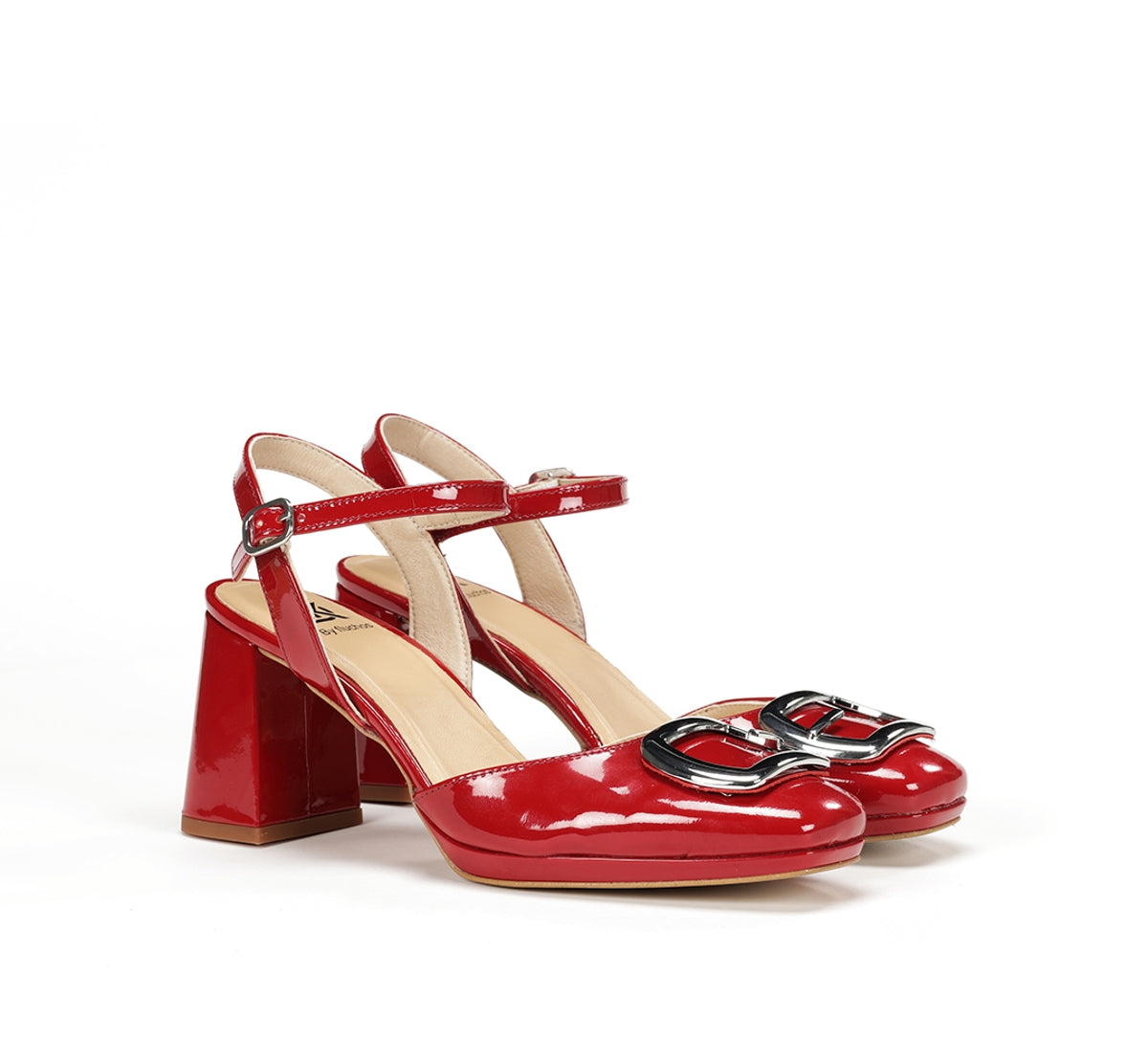 Fluchos Dorking Karla D9264 sandale rouge talon