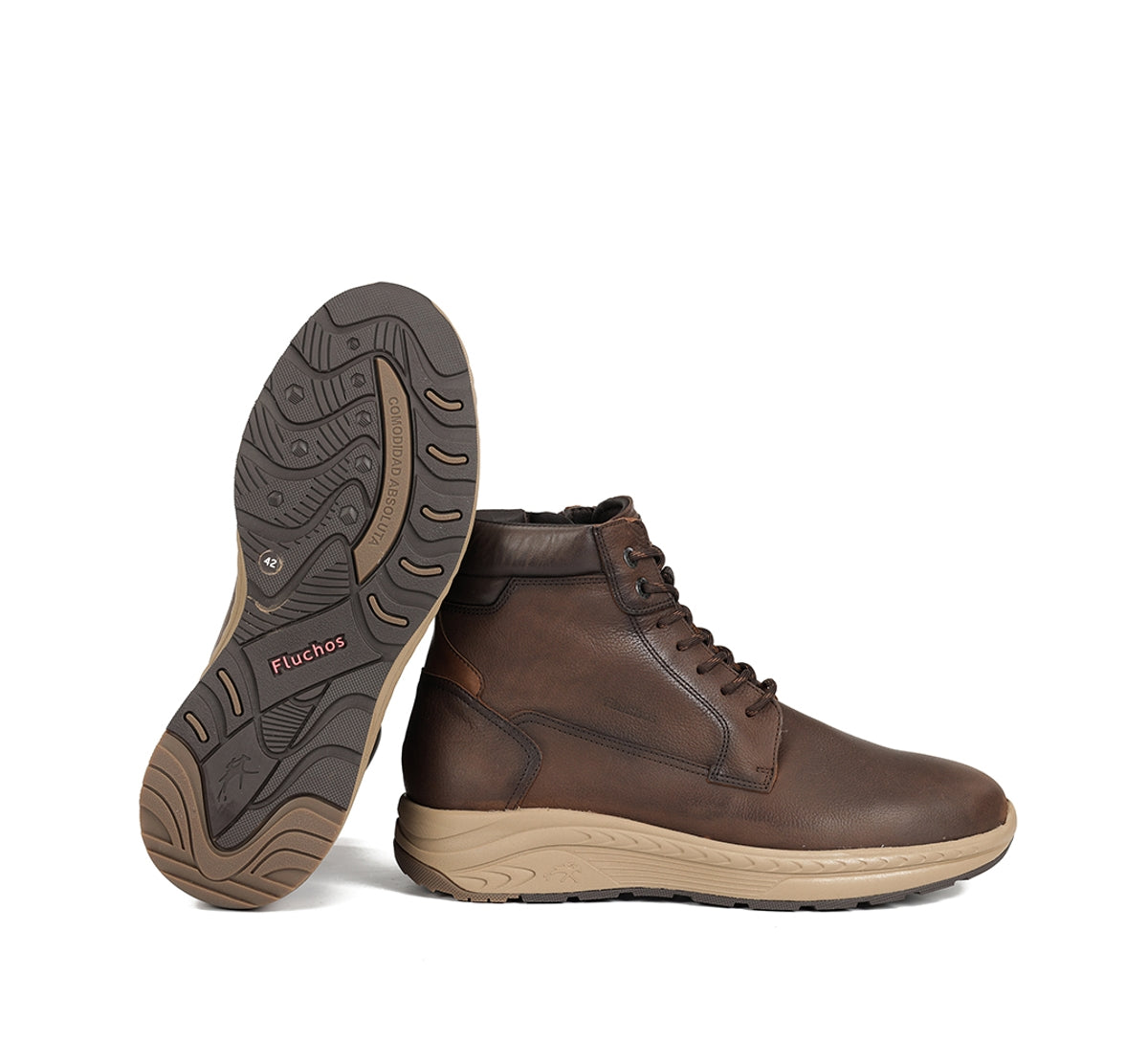 Fluchos Ryder F2292 bottes marron homme à lacets