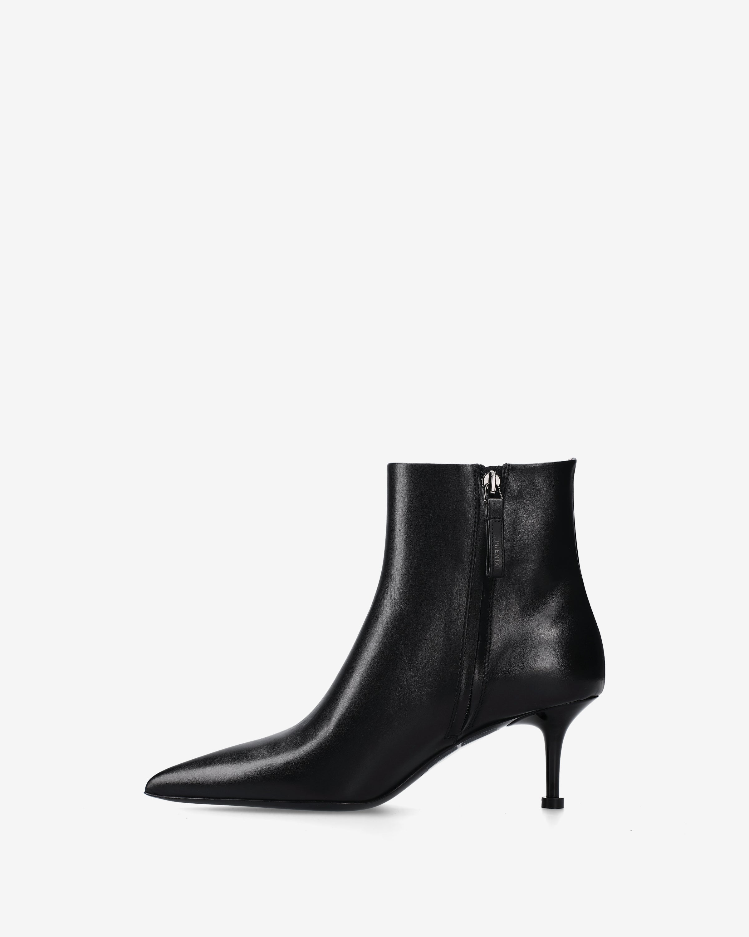 Premiata Boots bottines femme noir cuir talon 65 mm