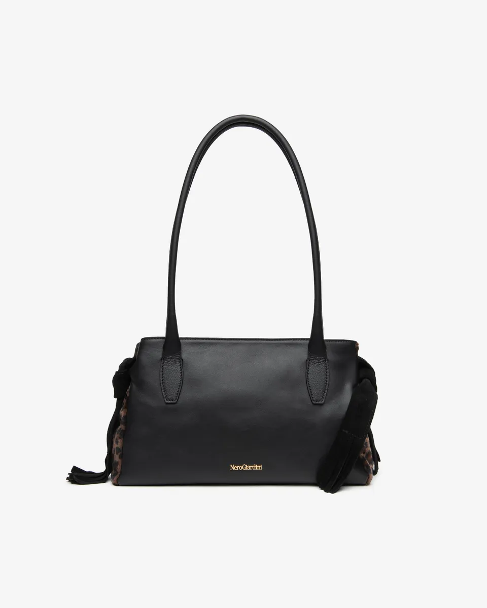 Nero Giardini Bags sac bowling cuir femme zippé