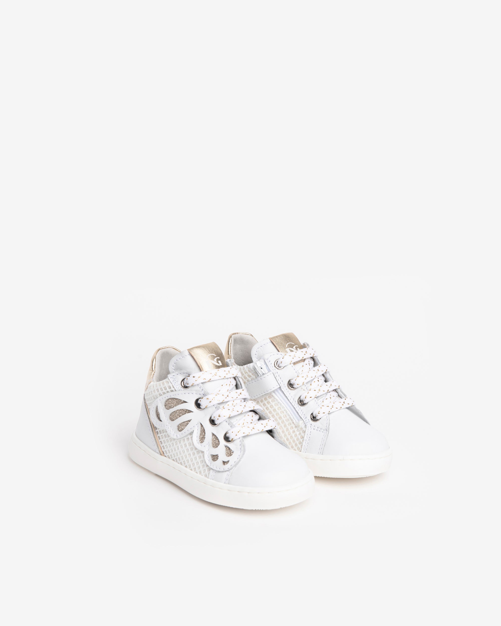 Nero Giardini Baskets Cuir Bébé Fille Papillon T21