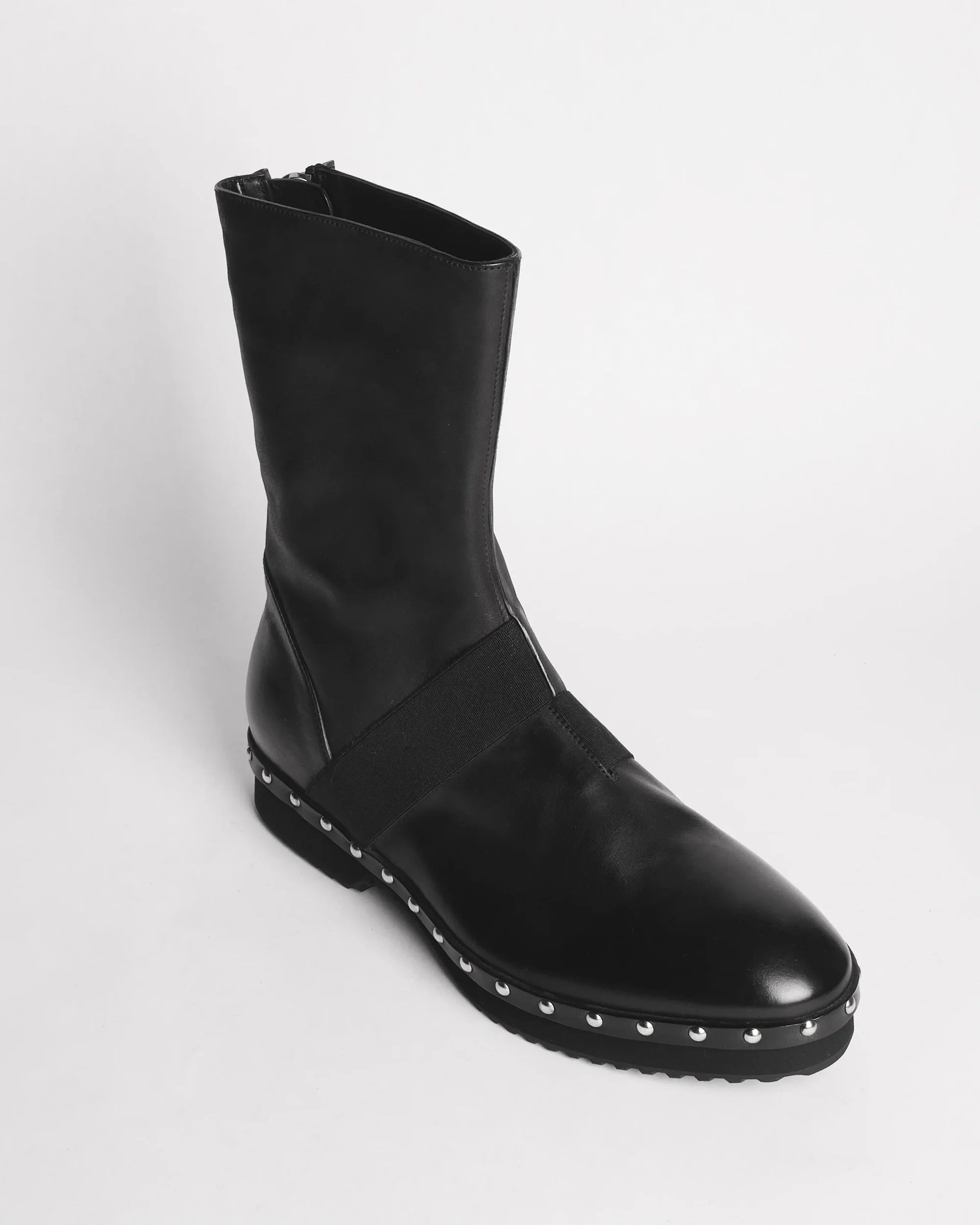 Premiata 014 boots cuir homme détails métal made in Italy