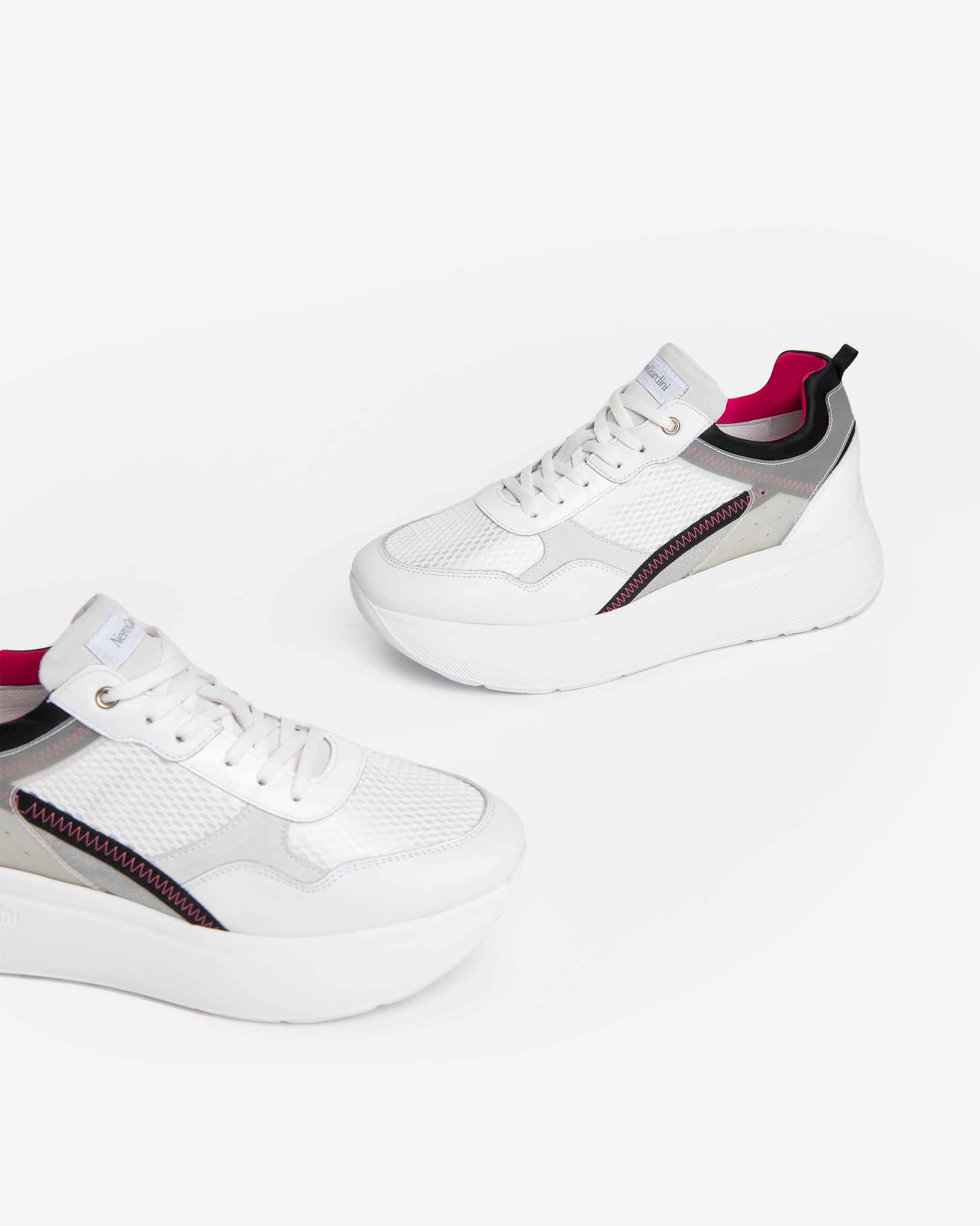 Nero Giardini Sneakers basket femme daim cuir toile 35-41