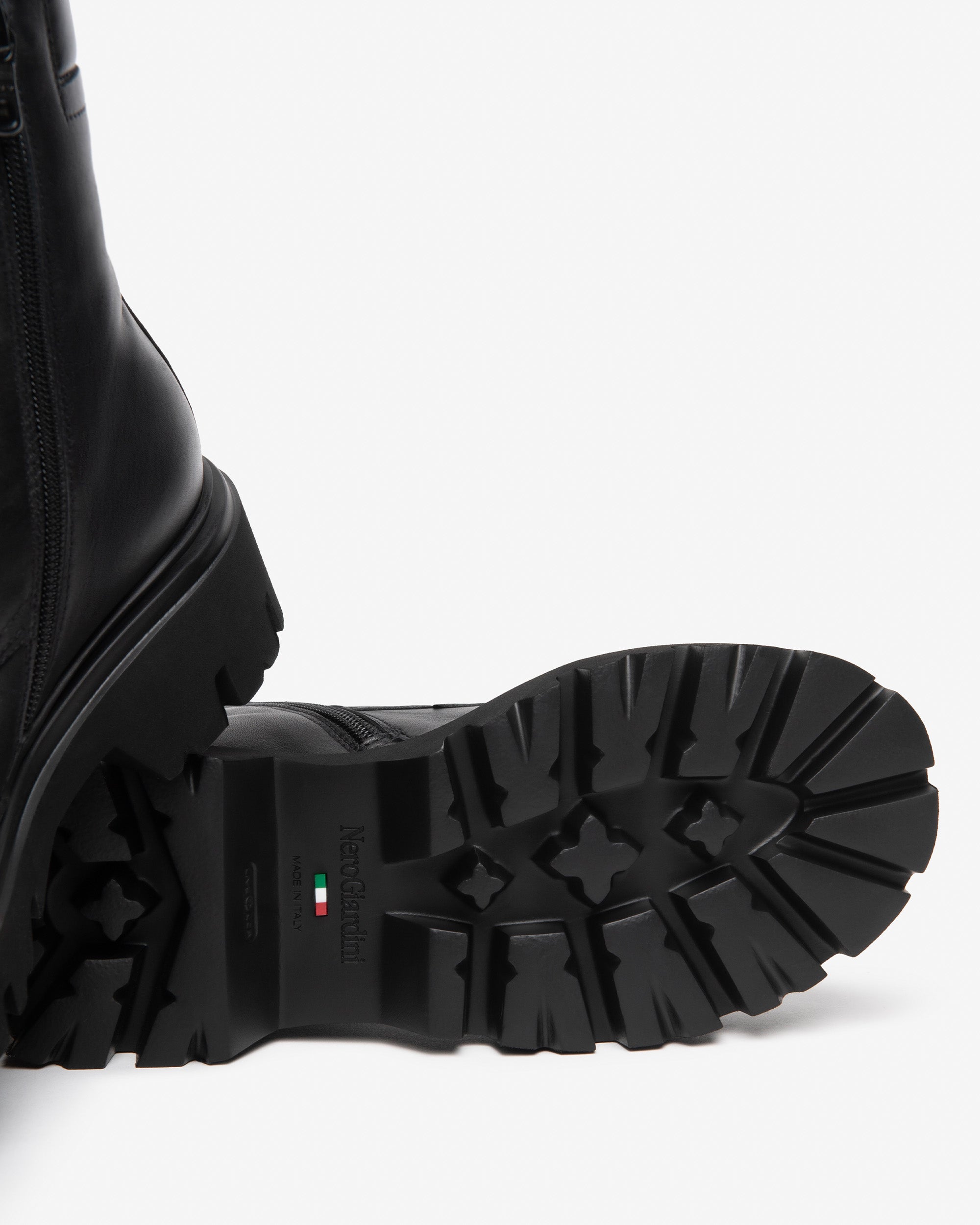 Nero Giardini Combat Boots rangers cuir femme