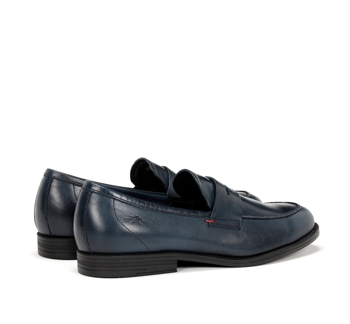 Fluchos Henri F0824 mocassin homme bleu cuir