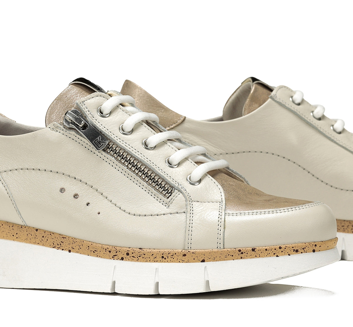 Dorking by Fluchos India D9301 baskets femme taupe cuir