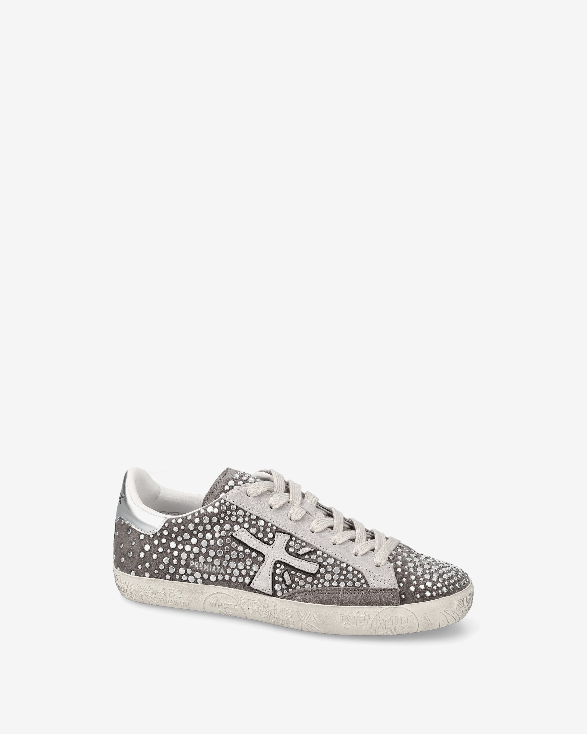 Premiata Stevend 7850 sneakers femme gris argent