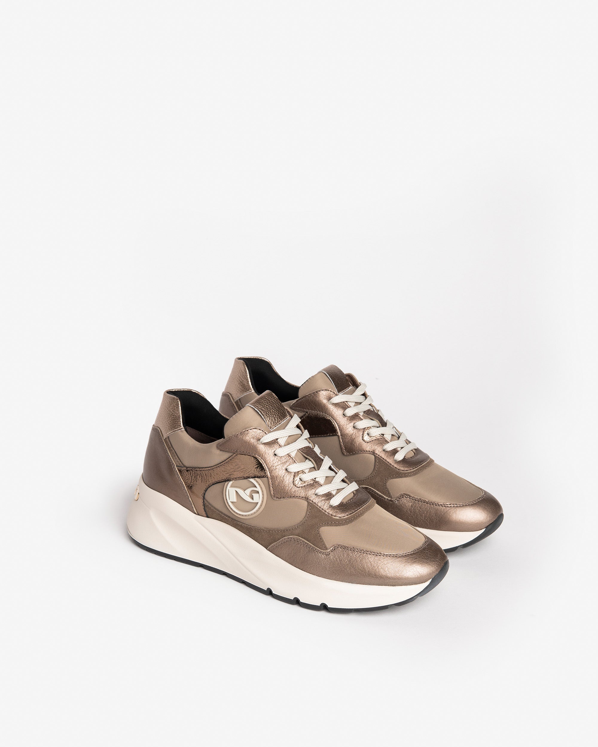 Nero Giardini Sneakers baskets cuir daim femme