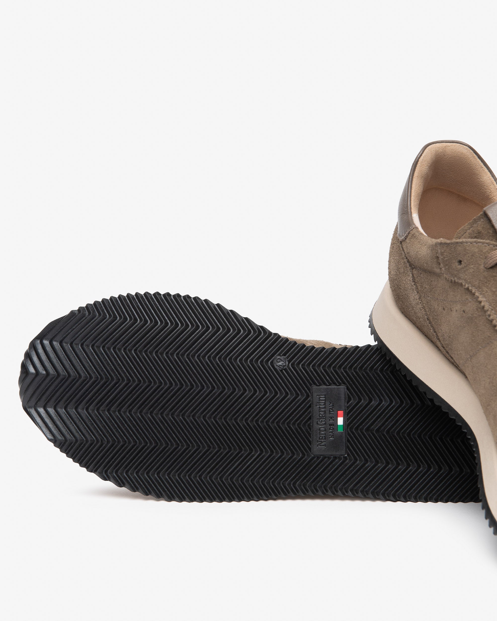 Nero Giardini Sneakers baskets daim homme cuir 42