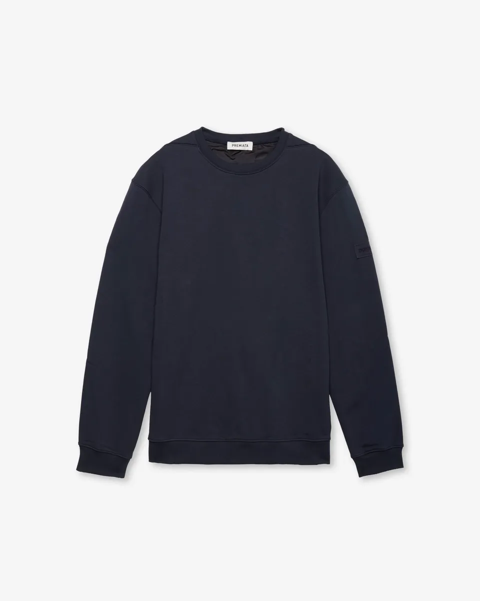 Premiata Felpa Essential sweat bleu marine homme