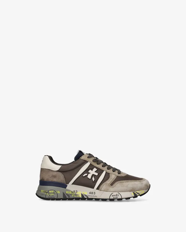 Premiata Lander 7704 sneakers taupe marron pointure 43