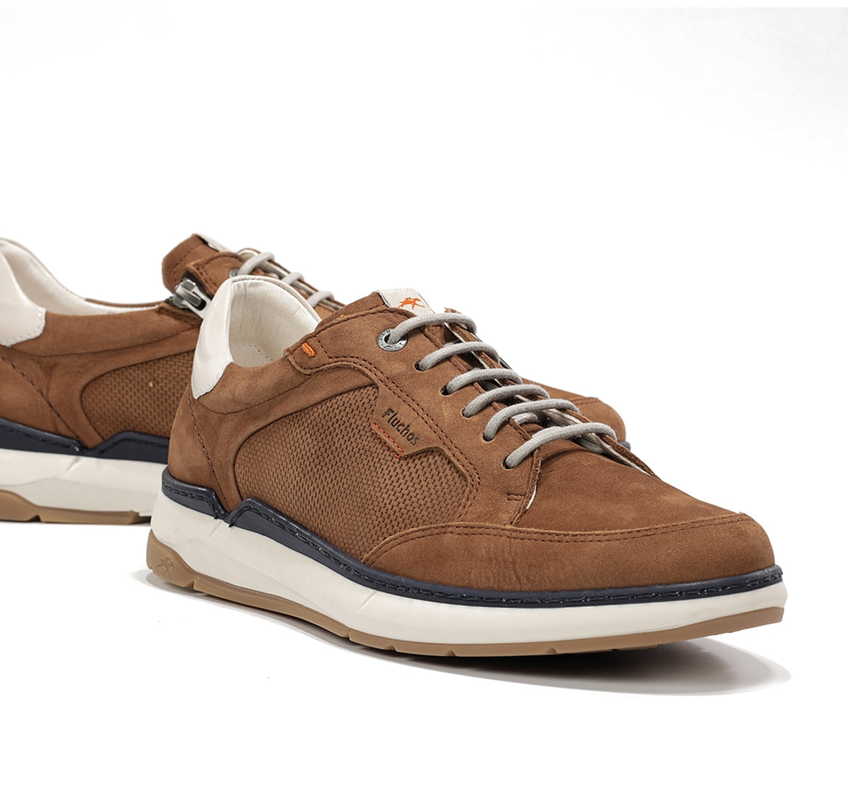 Fluchos Jeff F2211 basket homme marron à lacets