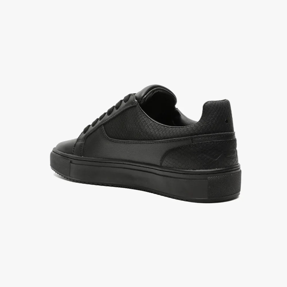 VO7 Roma Snake Dark sneaker homme noir effet serpent